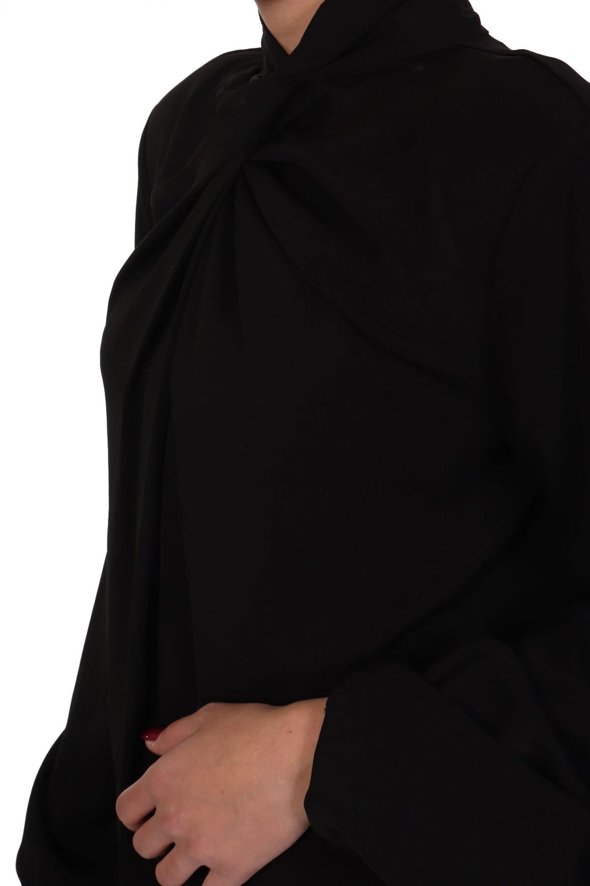 PATRIZIA PEPE ΜΠΛΟΥΖΑ ΜΑΝΣΕΤΑ ΜΑΥΡΟ