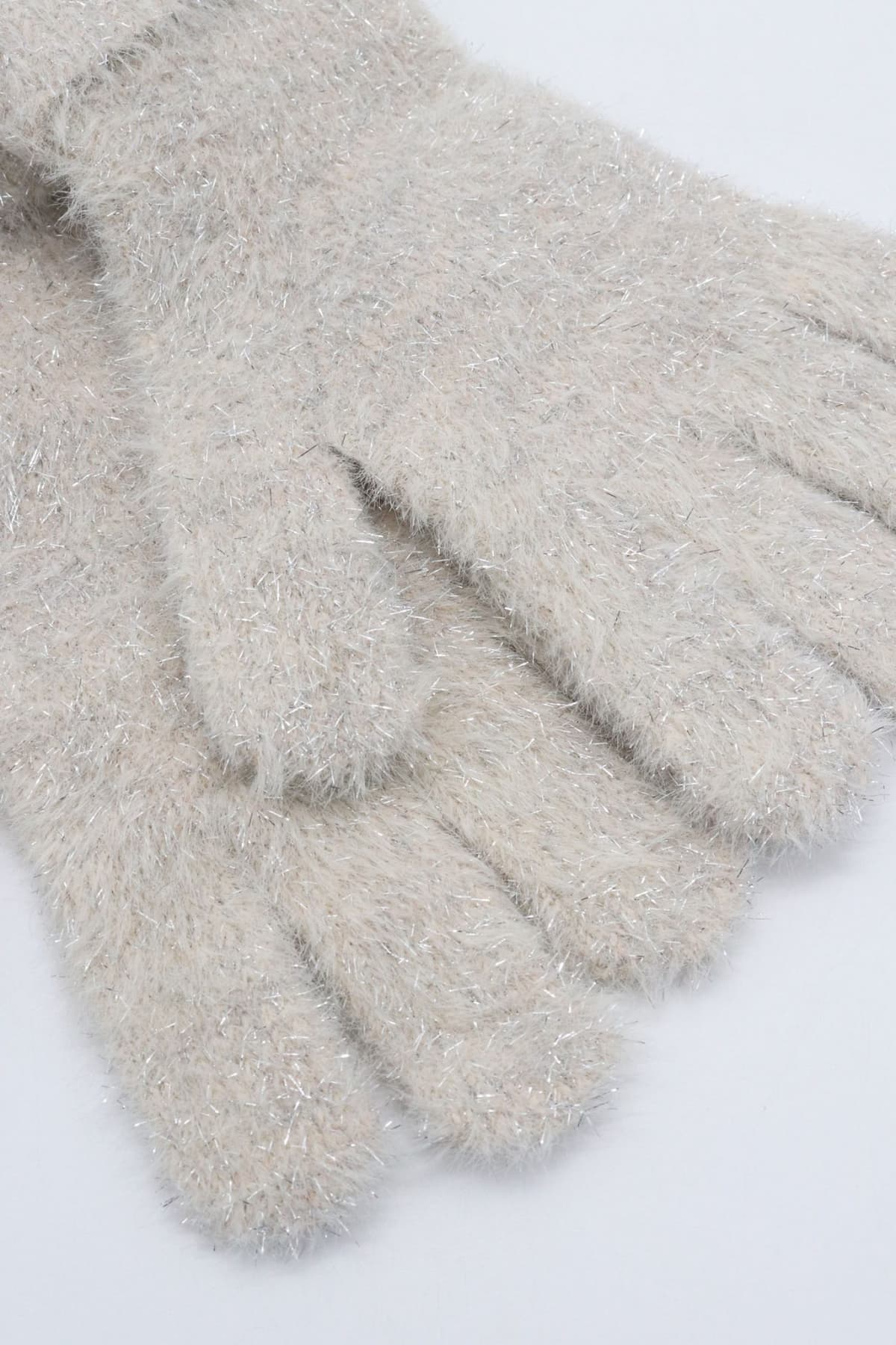 KURT GEIGER ΓΑΝΤΙΑ LUREX EAGLE GLOVES LOGO ΜΠΕΖ