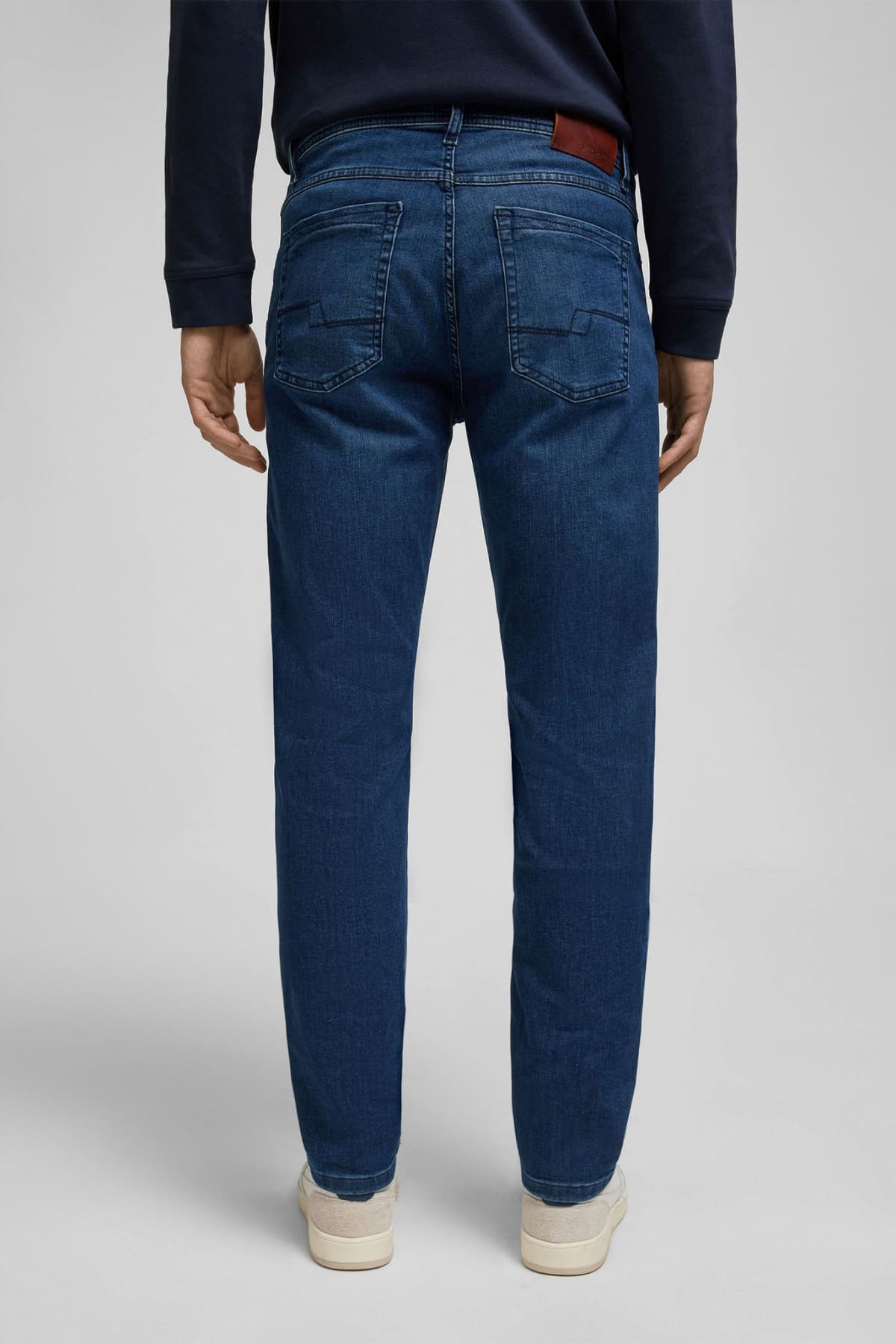 HECHTER ΠΑΝΤΕΛΟΝΙ JEANS H-XTENSION BELFORT REGULAR TAPERED 5-POCKET ΜΠΛΕ