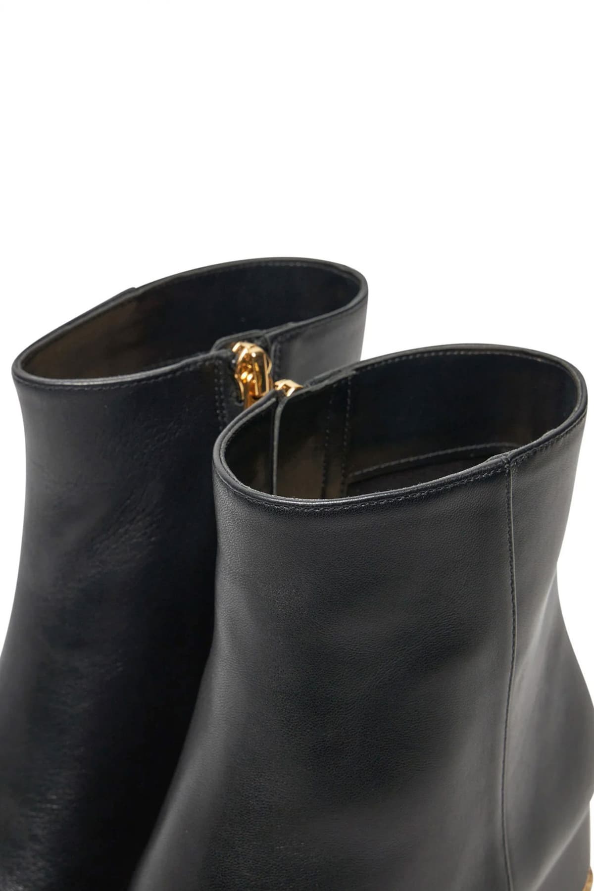 MICHAEL KORS ΠΑΠΟΥΤΣΙΑ ΜΠΟΤΑΚΙΑ JUNE FLEX MID ΦΕΡΜΟΥΑΡ ΜΕΤΑΛΛΙΚΟ LOGO MAYΡΟ