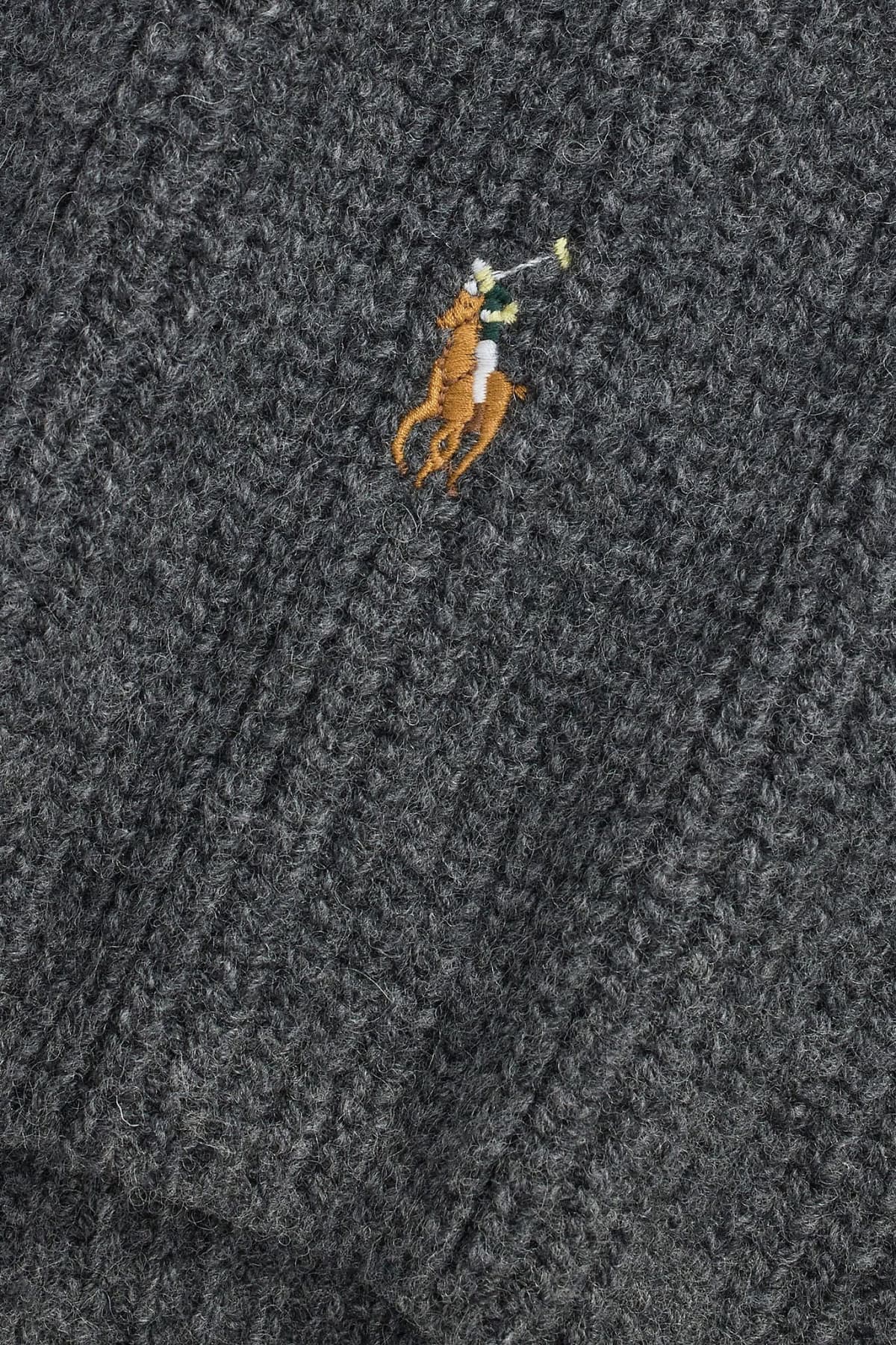 RALPH LAUREN ΚΑΣΚΩΛ LOGO ΓΚΡΙ