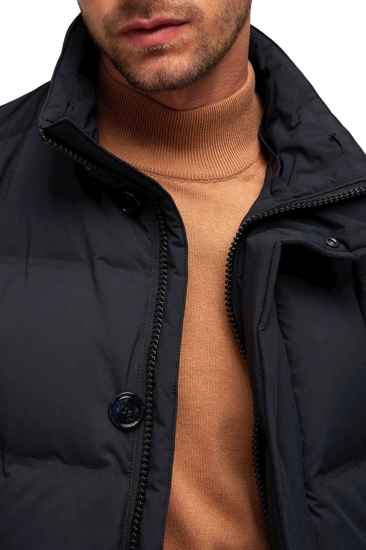 HECTER ΜΠΟΥΦΑΝ ΦΟΥΣΚΩΤΟ PARKA ΜΕ ΑΠΟΣΠΩΜΕΝΗ ΚΟΥΚΟΥΛΑ ΜΑΥΡΟ