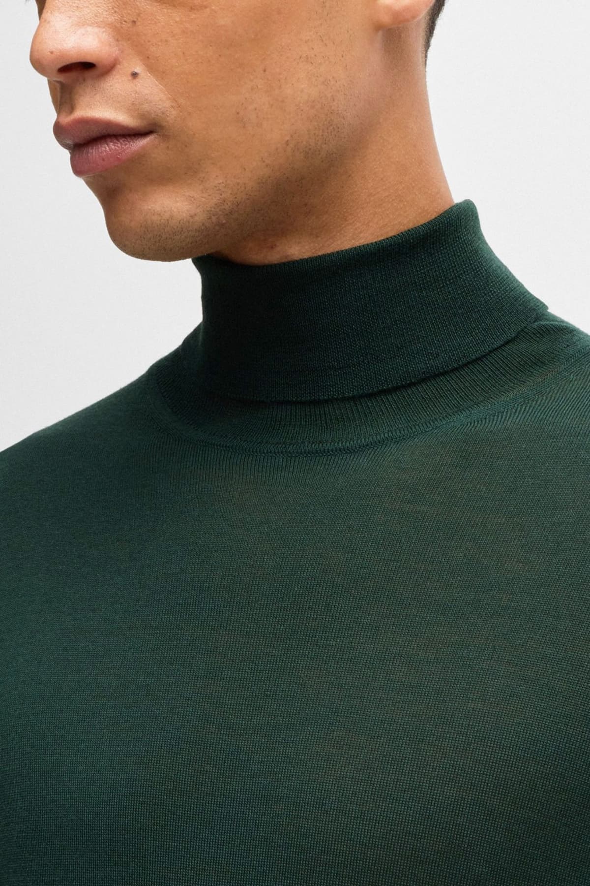 BOSS ΠΛΕΚΤΟ TURTLENECK MUSSO-P ΚΥΠΑΡΙΣΣΙ