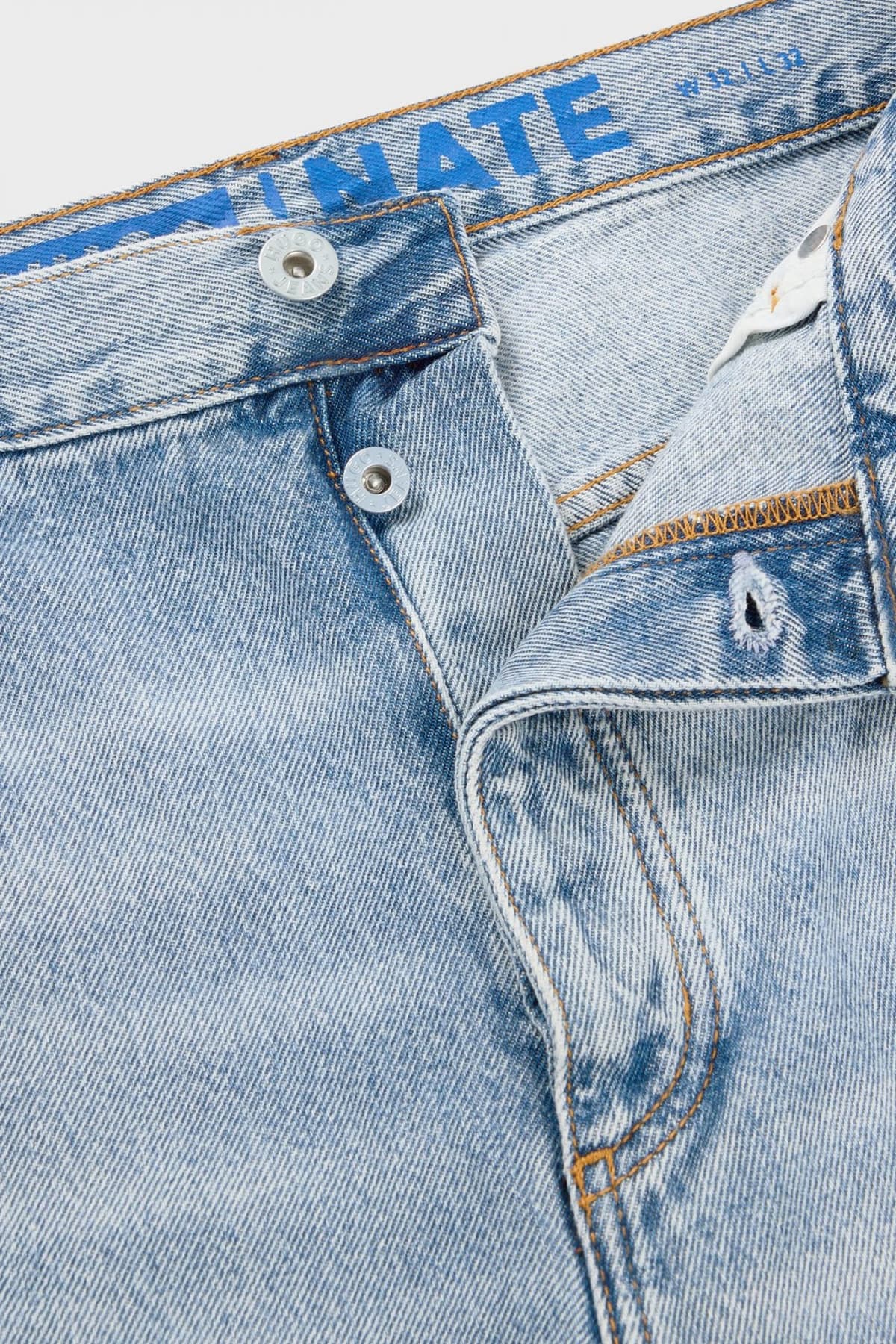 HUGO BLUE ΠΑΝΤΕΛΟΝΙ JEANS NATE BAGGY ΑΝΟΙΧΤΟ ΜΠΛΕ