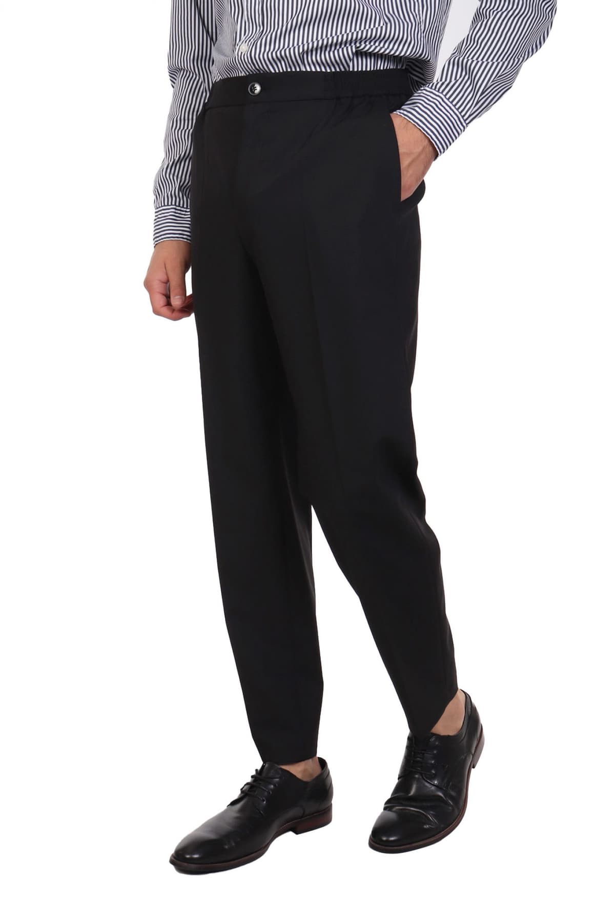 BOSS ΠΑΝΤΕΛΟΝΙ CHINO ΜΙΚΡΟΣΧΕΔΙΟ REGULAR TAPERED K-KANE-IDS-TU ΜΠΛΕ