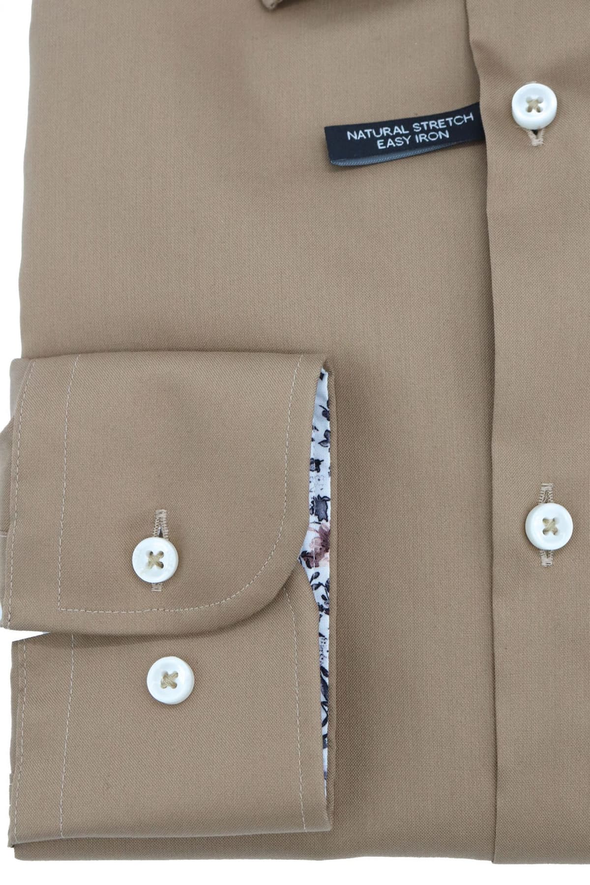 BOSS ΠΟΥΚΑΜΙΣΟ SLIM FIT EASY IRON H-HANK-KENT-C3-214 ΚΑΜΗΛΟ