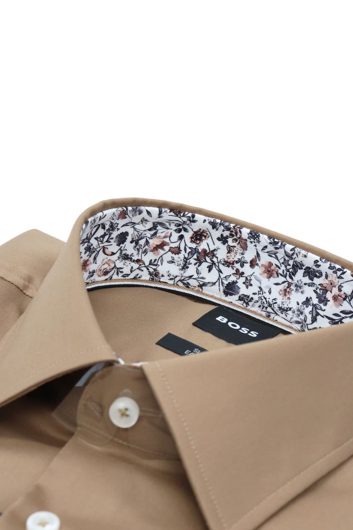 BOSS ΠΟΥΚΑΜΙΣΟ SLIM FIT EASY IRON H-HANK-KENT-C3-214 ΚΑΜΗΛΟ