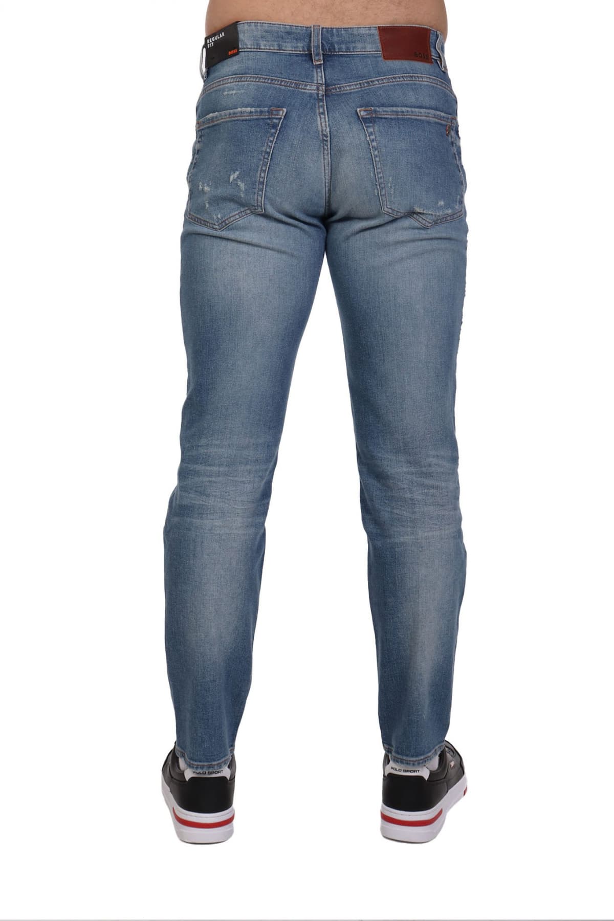 BOSS CASUAL ΠΑΝΤΕΛΟΝΙ JEANS RE MAINE BO HONEST REGULAR FIT ΦΘΟΡΕΣ ΜΠΛΕ