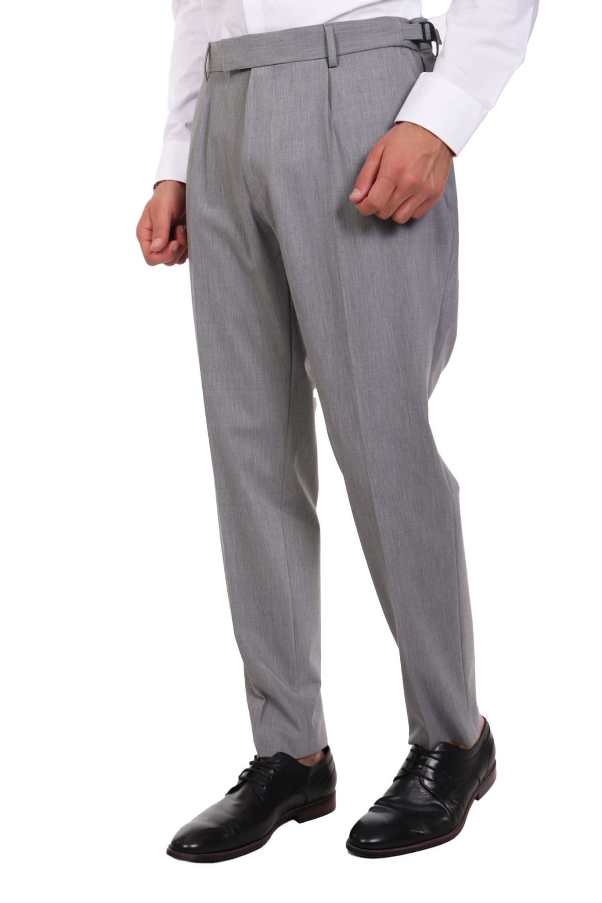 BOSS ΠΑΝΤΕΛΟΝΙ CHINO RELAXED FIT P-PAGE-PL-DTL-243 ΓΚΡΙ