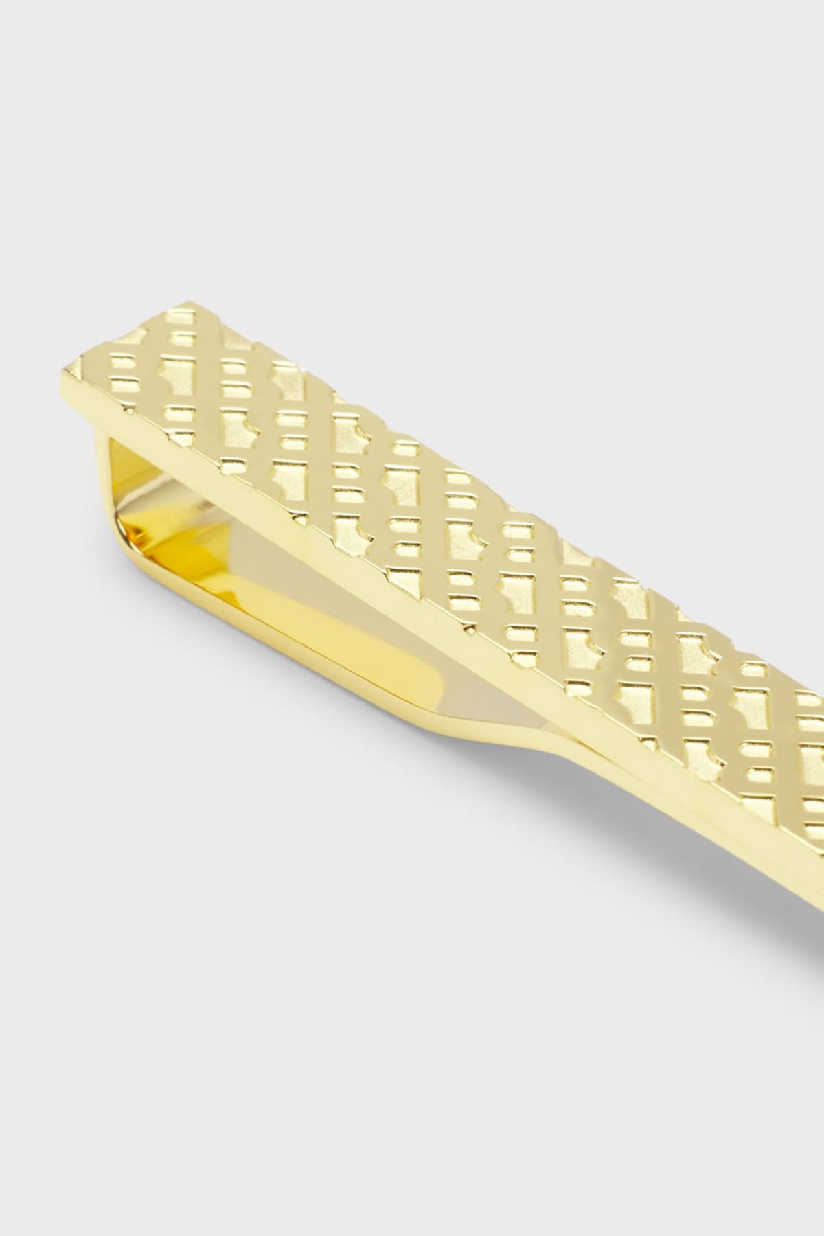 BOSS ΚΛΙΠ ΓΡΑΒΑΤΑΣ B-MONOGRAM4-TIE ΧΡΥΣΟ