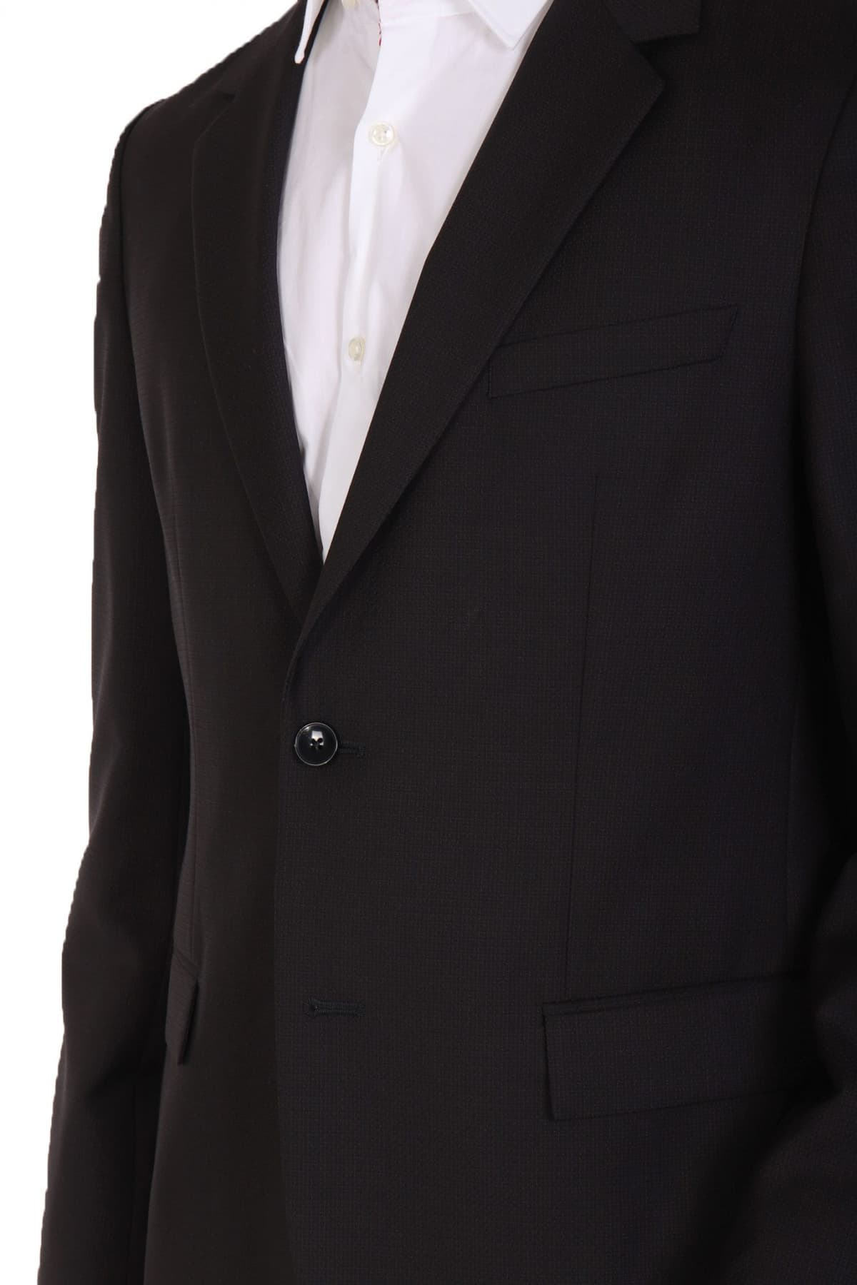 BOSS ΣΑΚΑΚΙ ΜΙΚΡΟΣΧΕΔΙΟ SLIM FIT H-HOUSTON-243 ΜΑΥΡΟ-ΜΠΟΡΝΤΩ