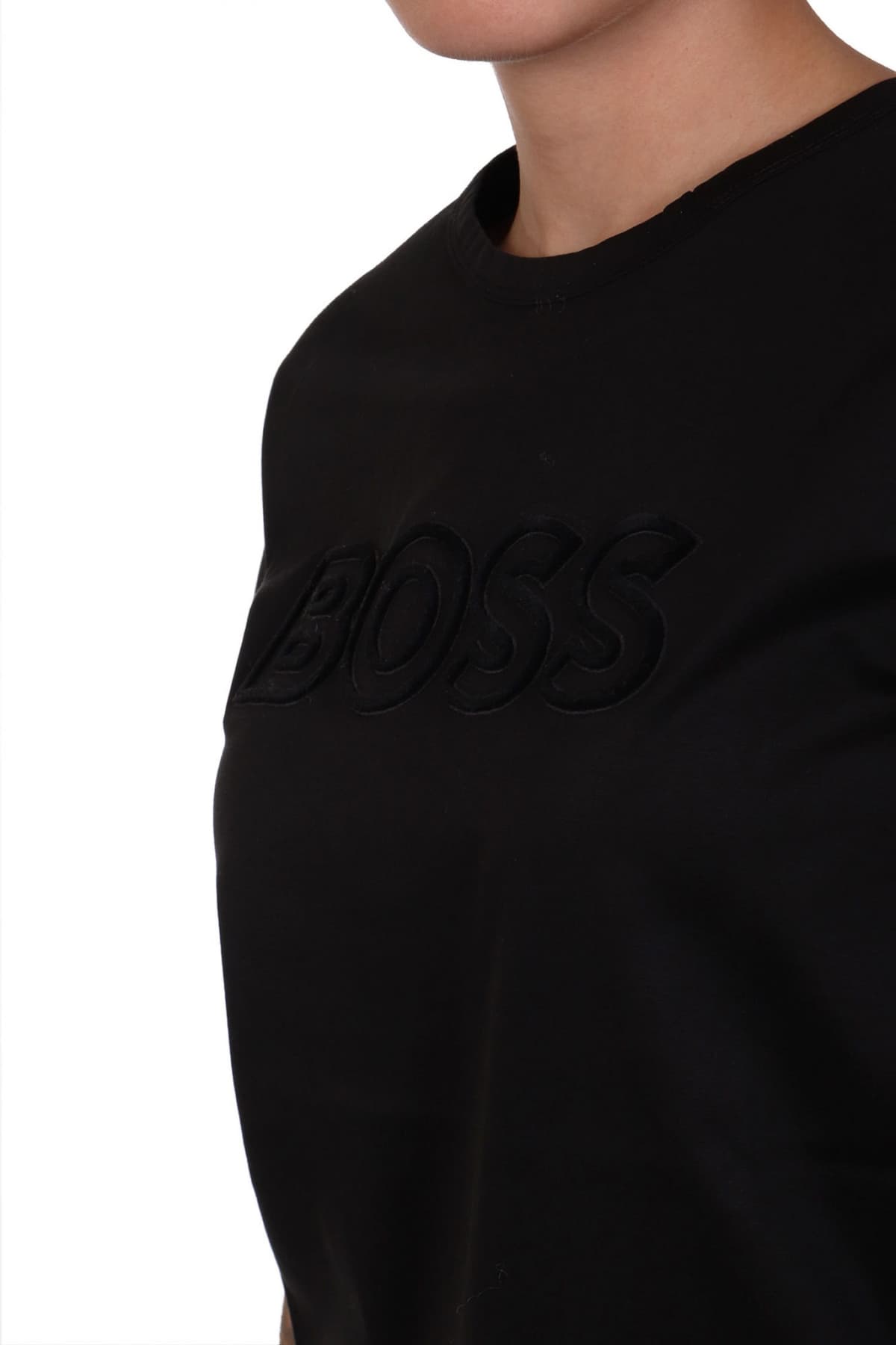 BOSS T-SHIRT EVENTSA LOGO 1 ΜΑΥΡΟ