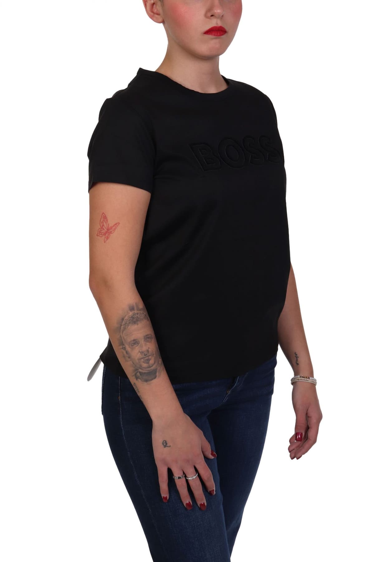 BOSS T-SHIRT EVENTSA LOGO 1 ΜΑΥΡΟ