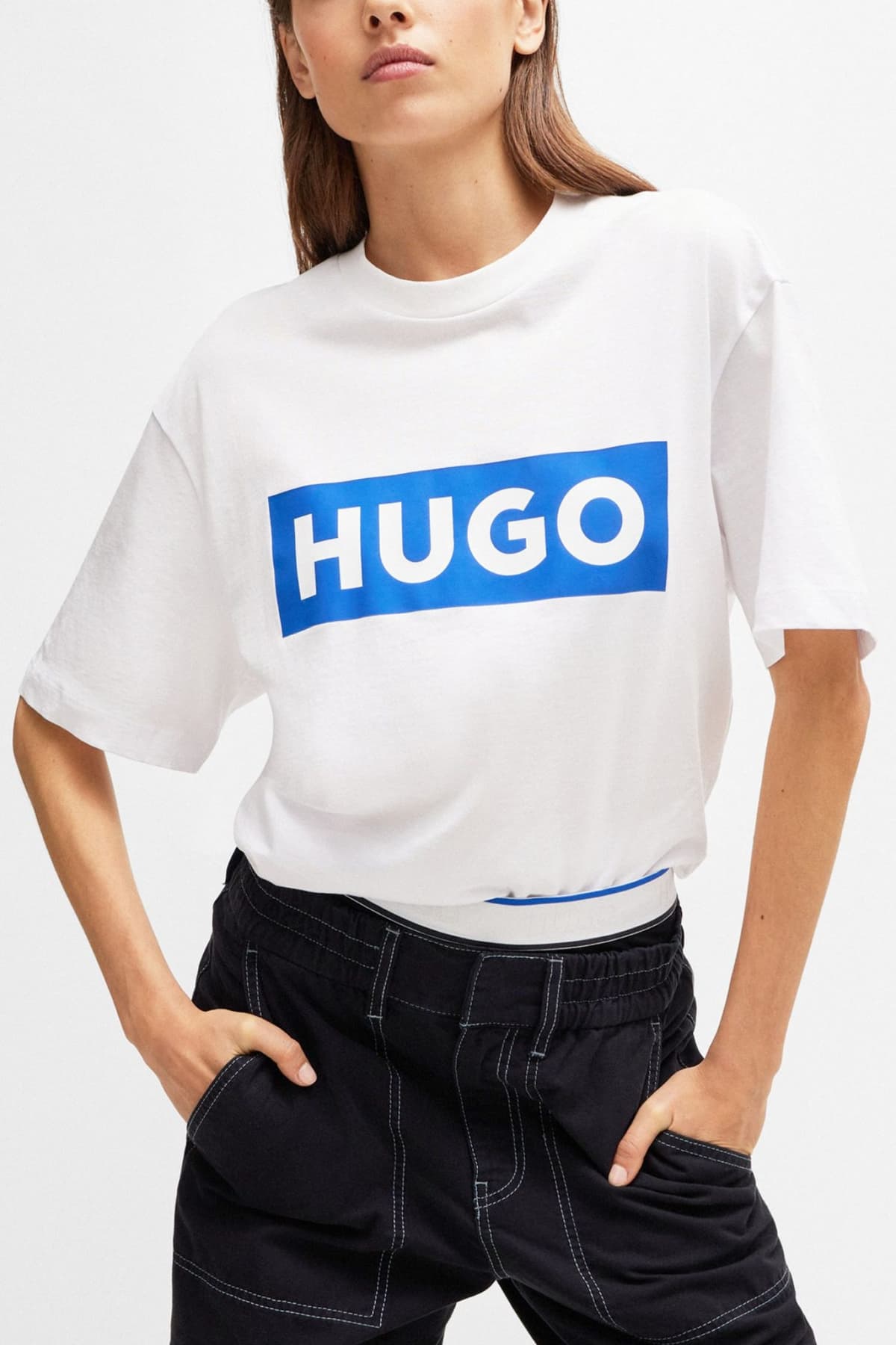 HUGO BLUE T-SHIRT NICO ΛΕΥΚΟ