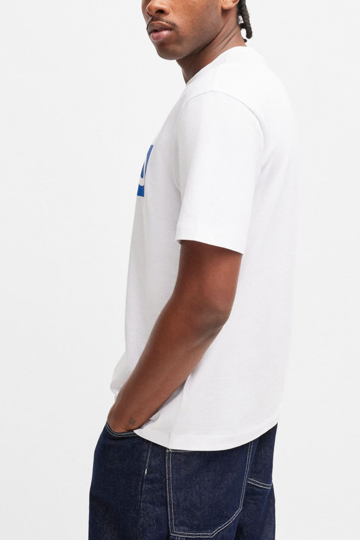 HUGO BLUE T-SHIRT NICO ΛΕΥΚΟ