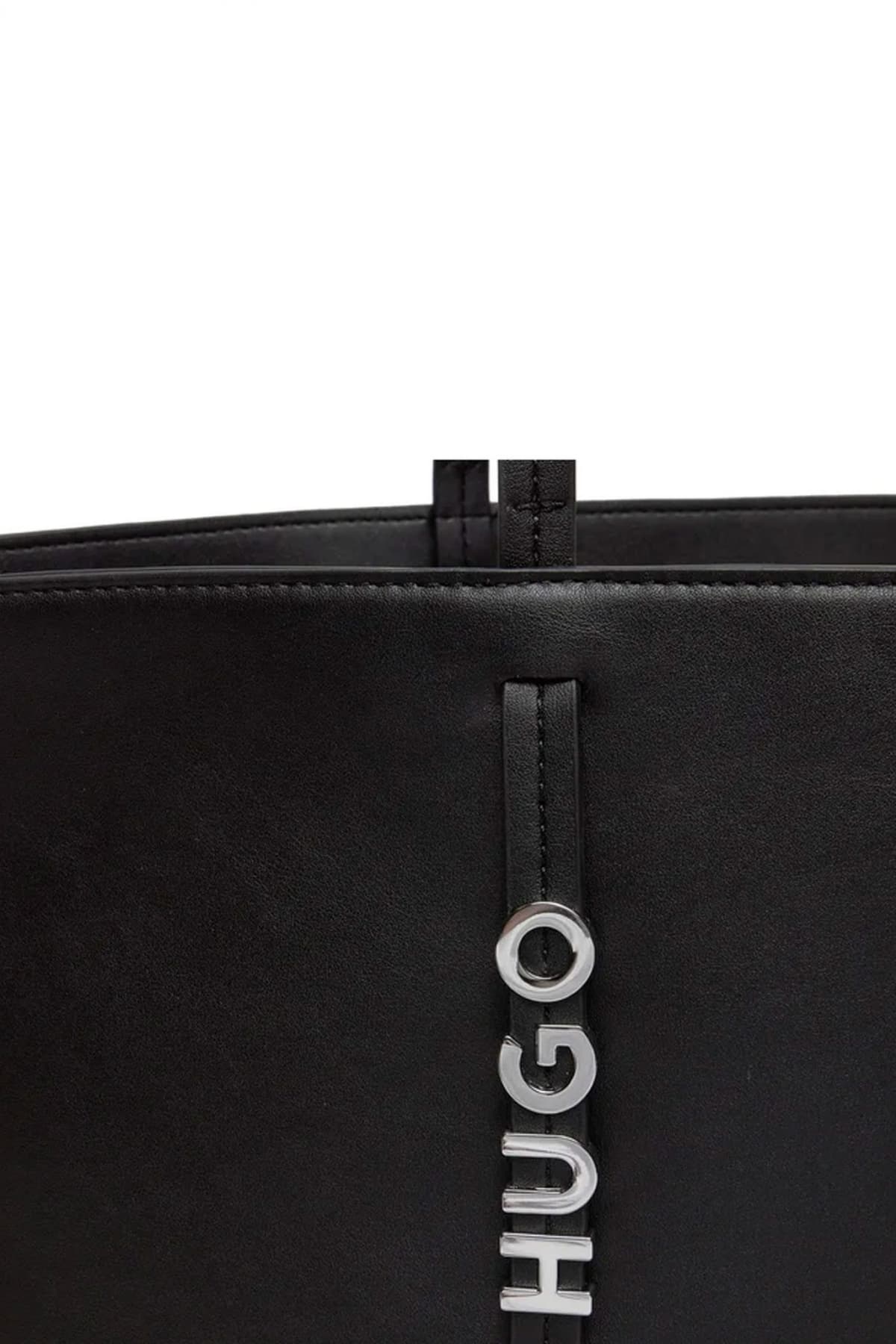 HUGO ΤΣΑΝΤΑ MEL NEW SHOPPER-RE LOGO ΜΑΥΡΟ