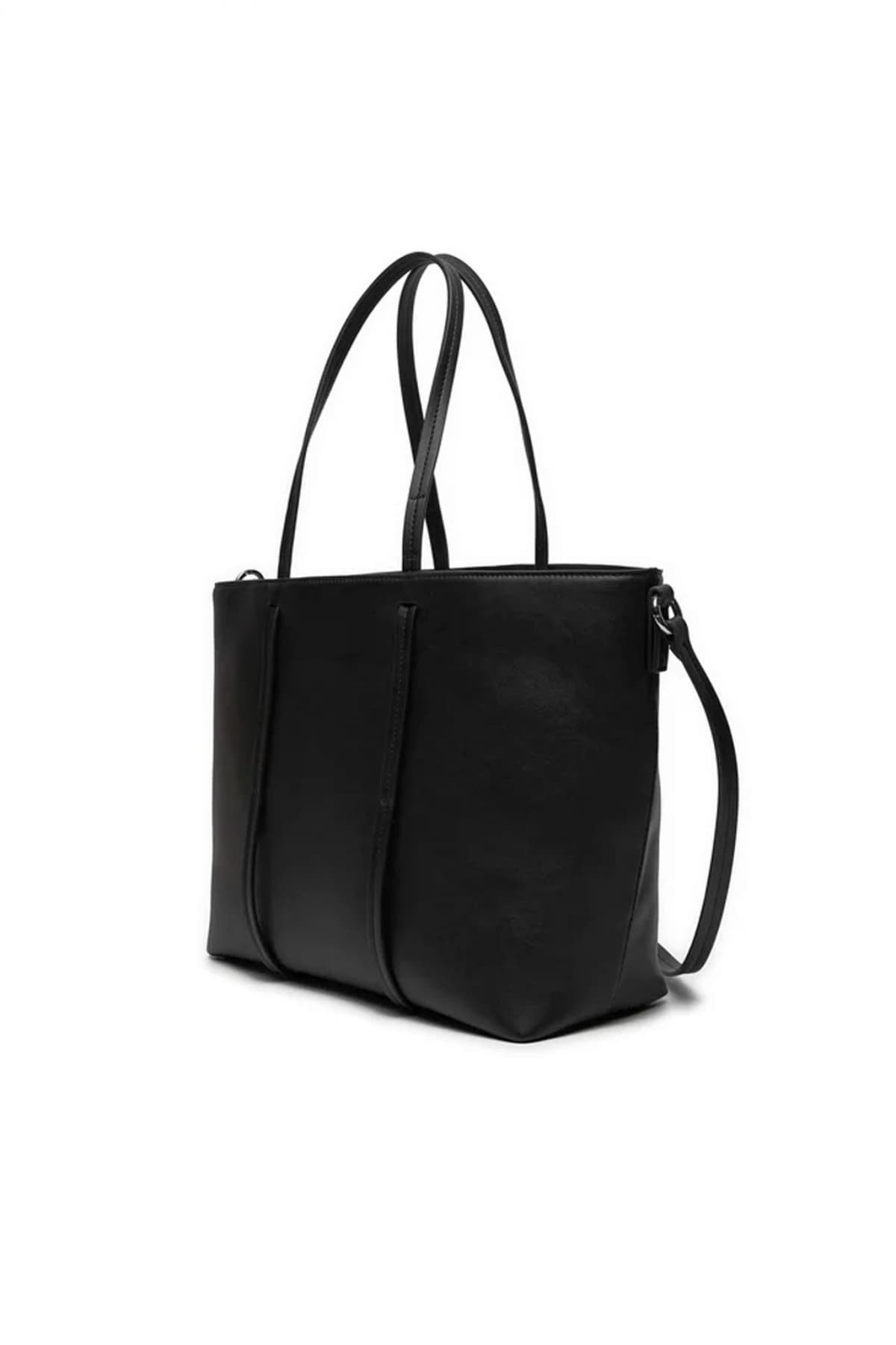 HUGO ΤΣΑΝΤΑ MEL NEW SHOPPER-RE LOGO ΜΑΥΡΟ