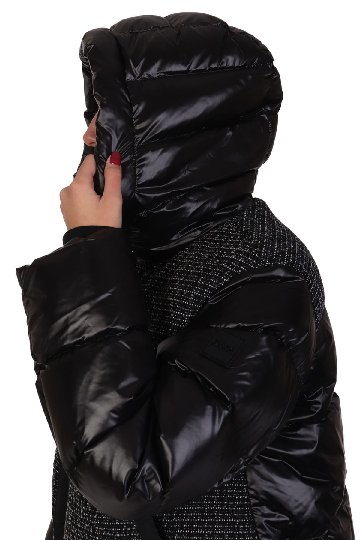 BOSS ΜΠΟΥΦΑΝ POMBATO ΦΟΥΣΚΩΤΟ ΚΟΝΤΟ ΜΑΛΛΙΝΟ / ΥΦΑΣΜΑΤΙΝΟ ΜΑΥΡΟ