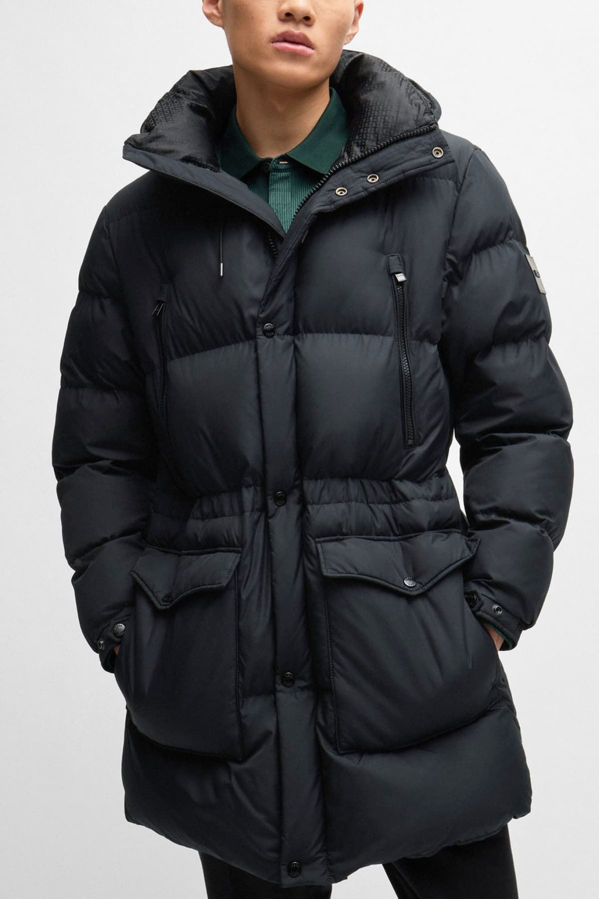 BOSS ΜΠΟΥΦΑΝ PUFFER C-CONDOLO 2 ΜΑΥΡΟ