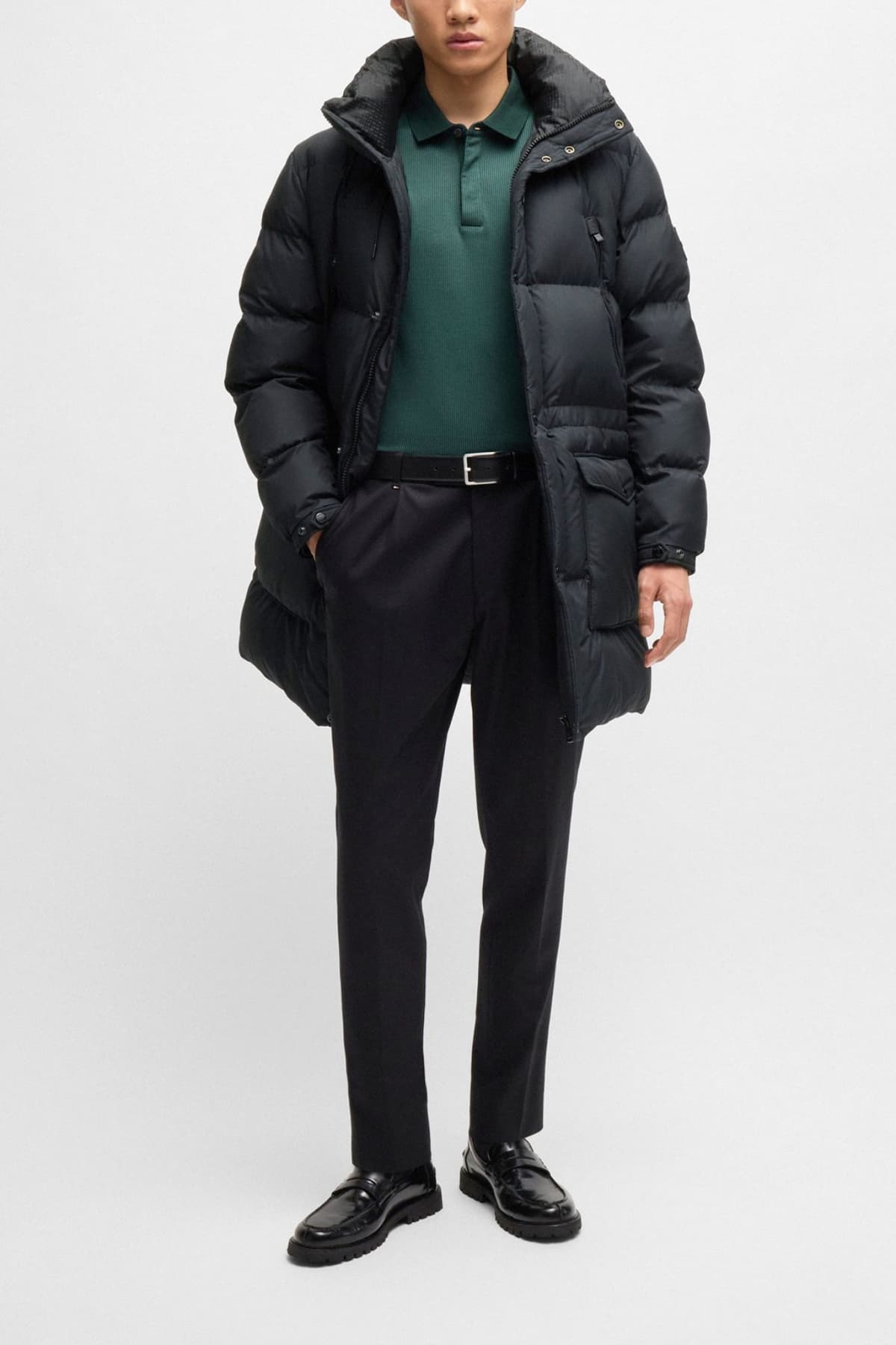 BOSS ΜΠΟΥΦΑΝ PUFFER C-CONDOLO 2 ΜΑΥΡΟ