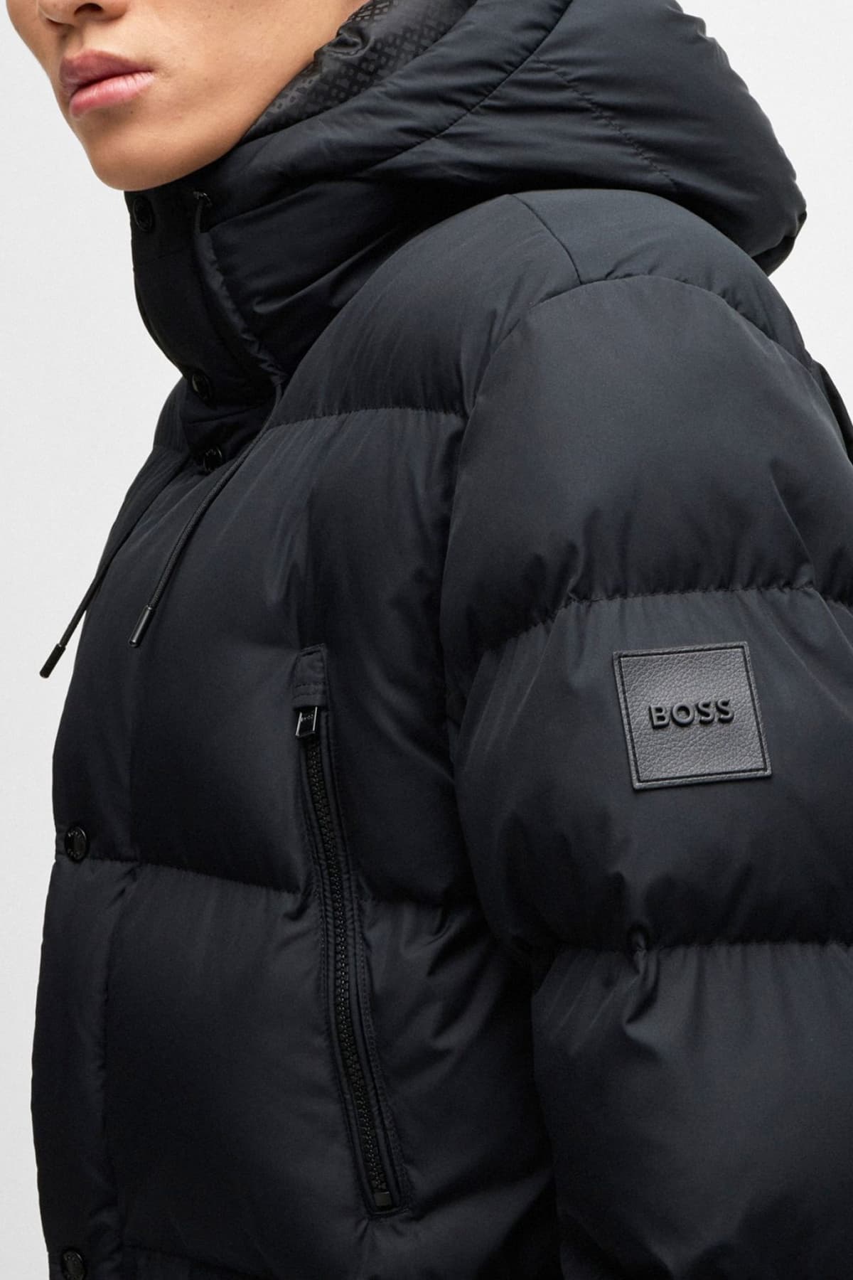 BOSS ΜΠΟΥΦΑΝ PUFFER C-CONDOLO 2 ΜΑΥΡΟ