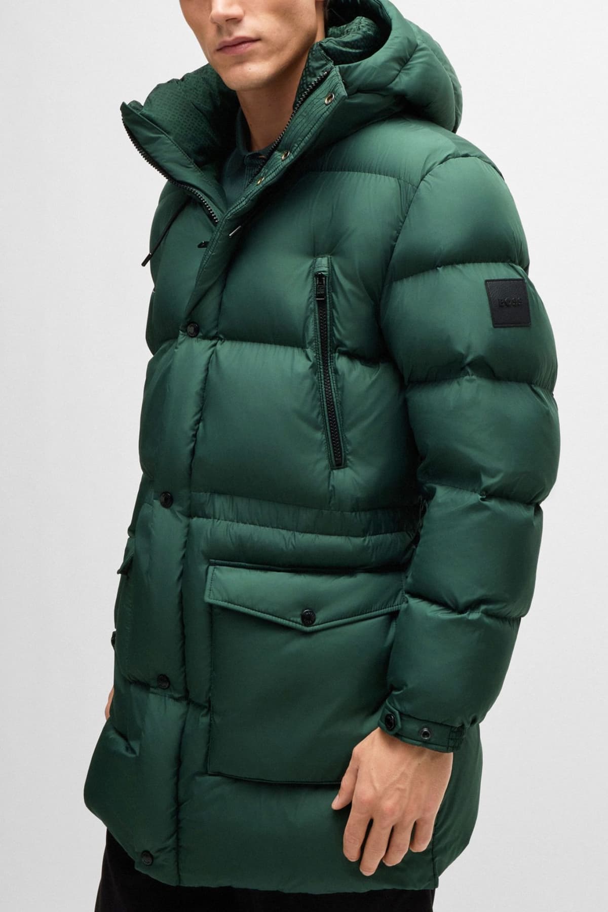 BOSS ΜΠΟΥΦΑΝ PUFFER C-CONDOLO 2 ΠΡΑΣΙΝΟ