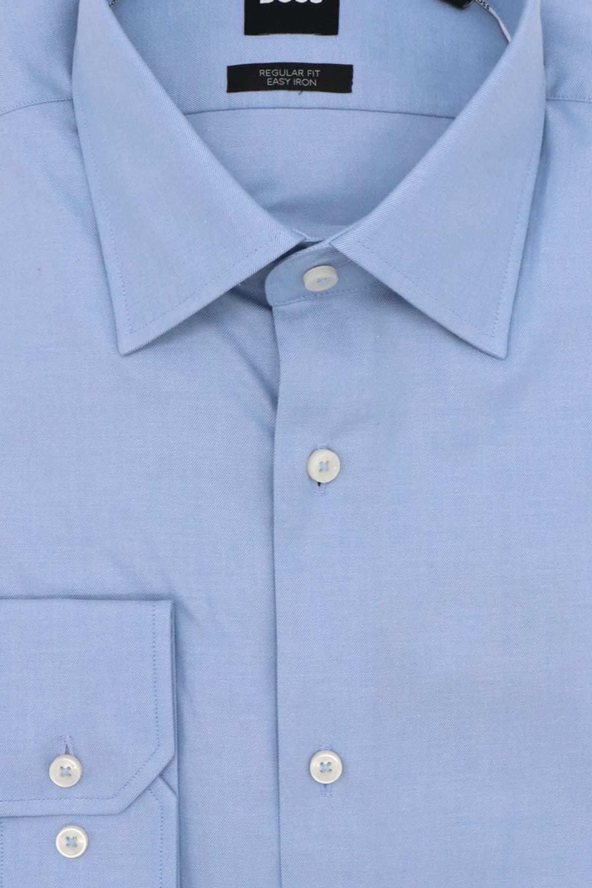 BOSS ΠΟΥΚΑΜΙΣΟ REGULAR FIT STRETCH H-JOE-KENT-C1-214 ΓΑΛΑΖΙΟ