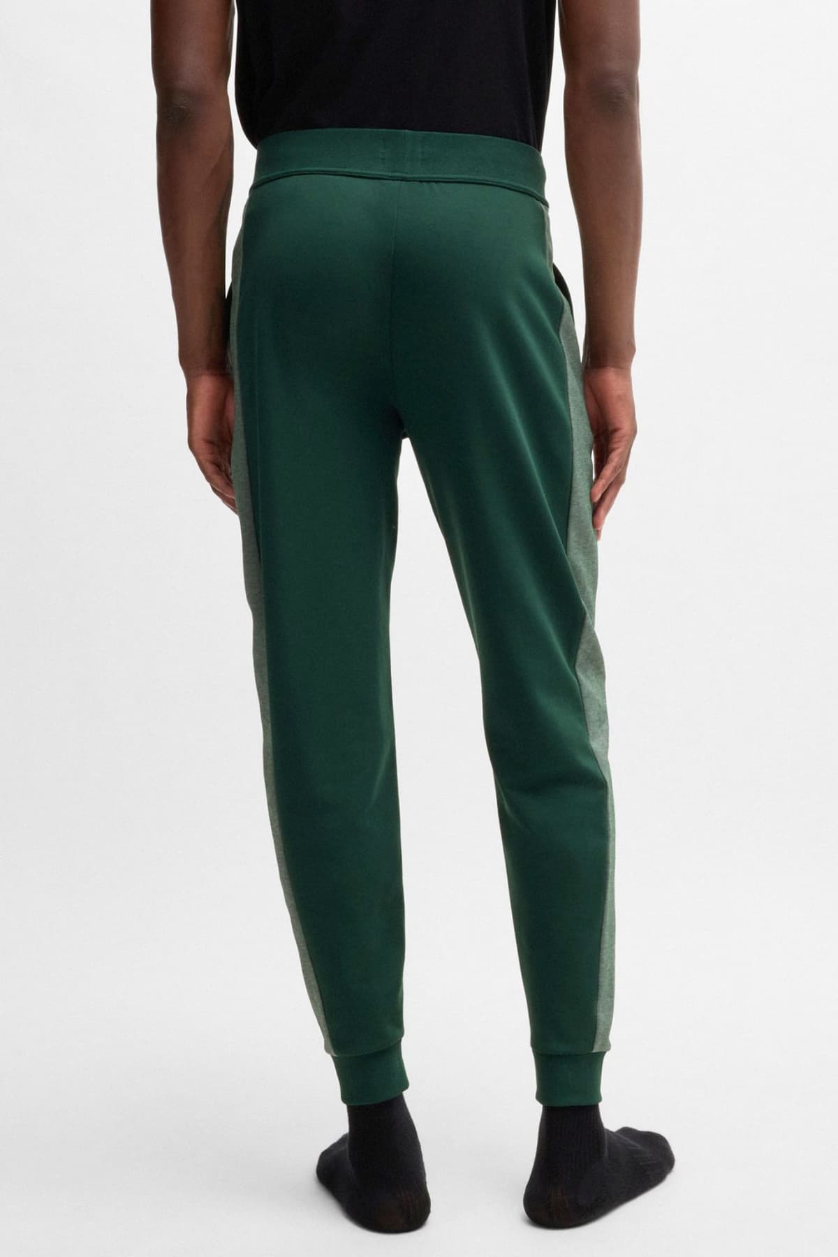 BOSS HOMEWEAR ΠΑΝΤΕΛΟΝΙ ΦΟΡΜΑ TRACKSUIT PANTS ΠΡΑΣΙΝΟ