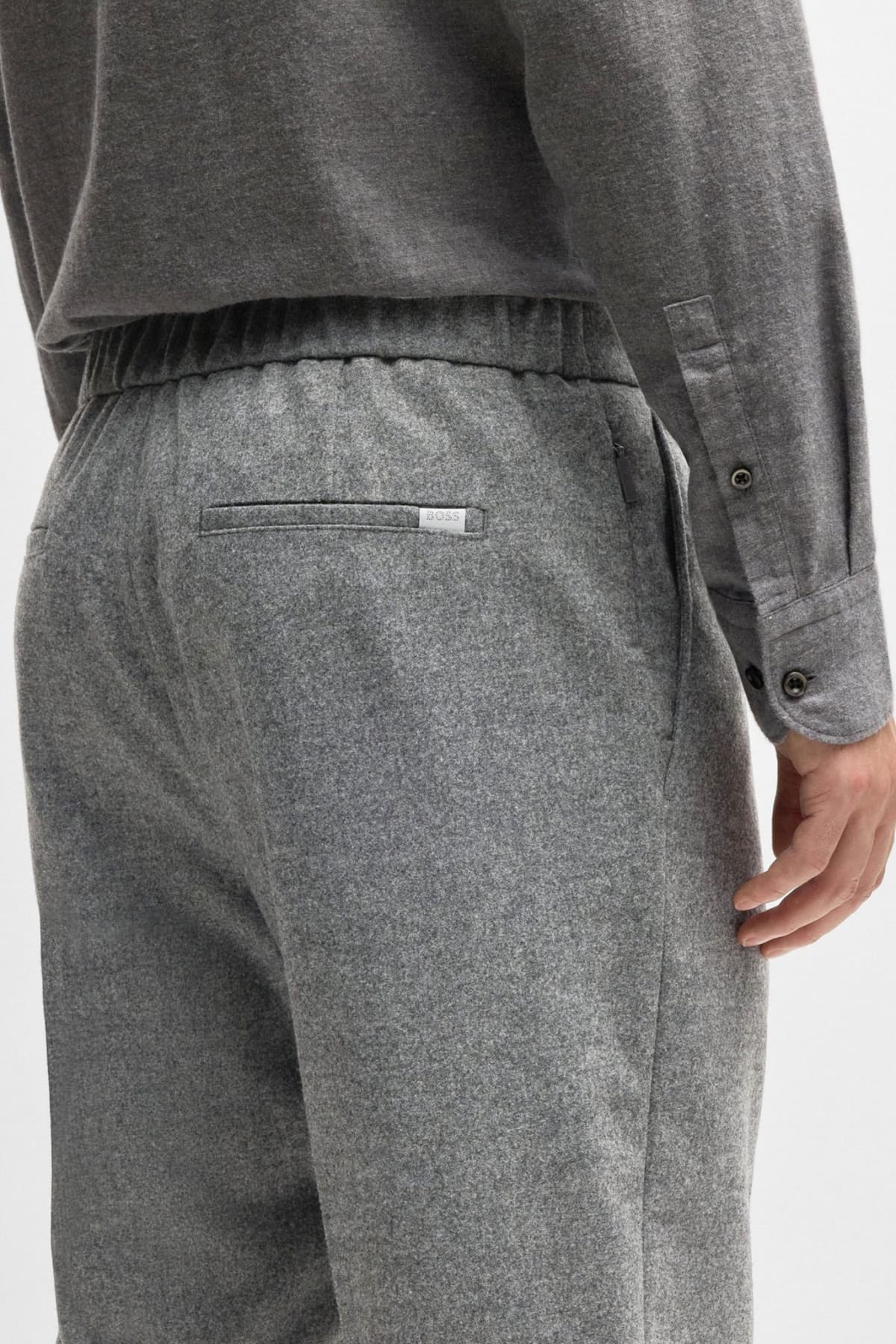 BOSS ΠΑΝΤΕΛΟΝΙ ΚΟΣΤΟΥΜΙΟΥ CHINO SLIM FIT P-PRIAM-PL-CW-WG-243 ΓΚΡΙ