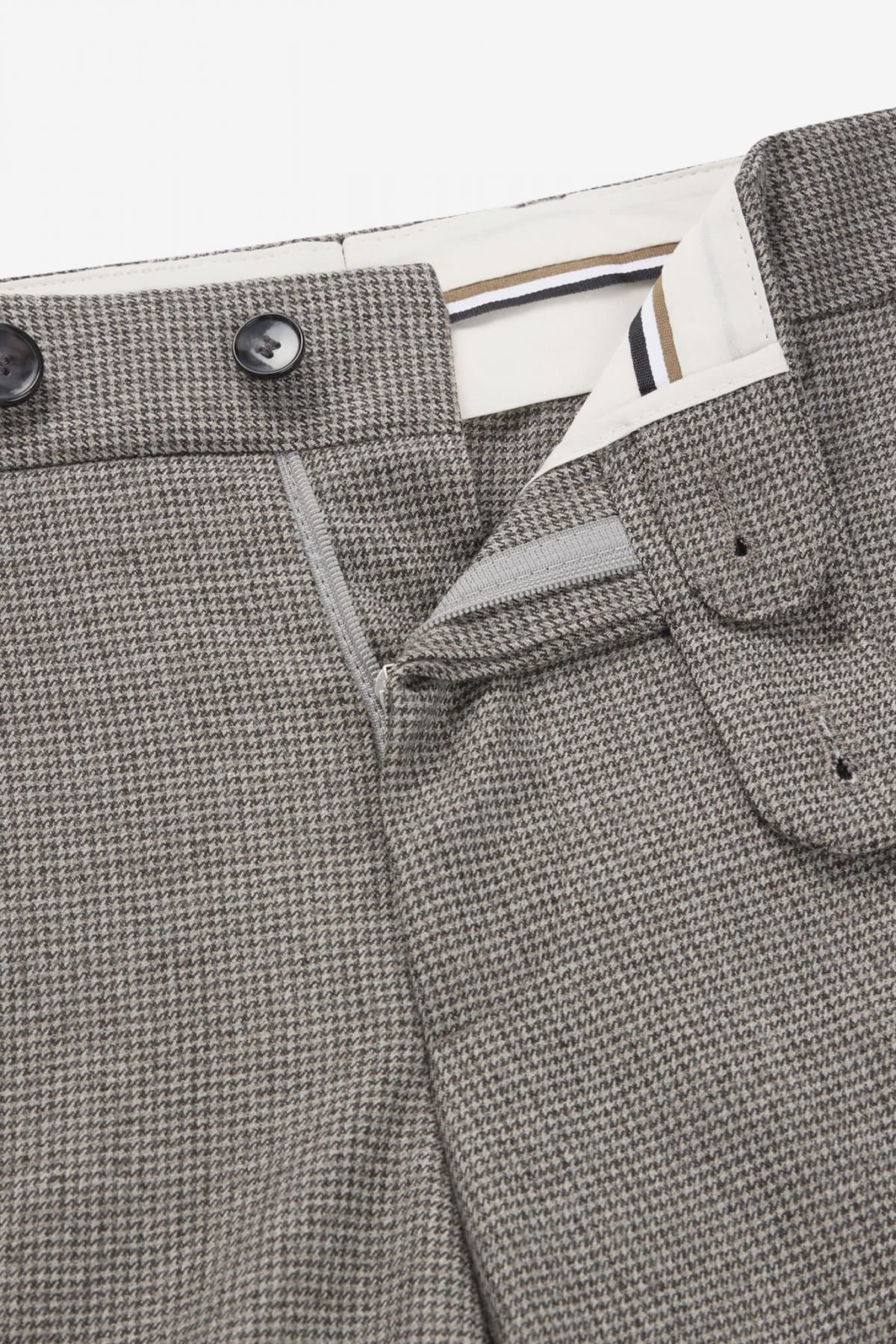 BOSS ΠΑΝΤΕΛΟΝΙ CHINO ΜΙΚΡΟΣΧΕΔΙΟ SLIM FIT Η-GENIUS-DTL-243 ΓΚΡΙ