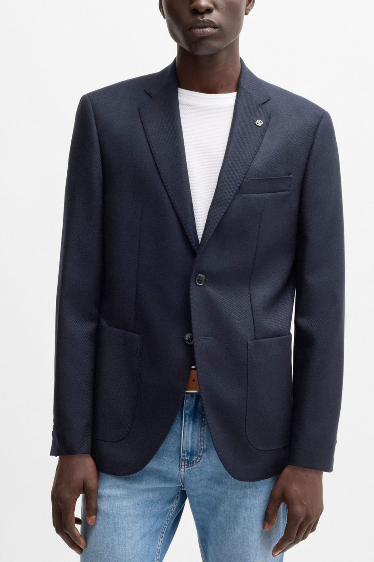 BOSS ΣΑΚΑΚΙ REGULAR FIT H-JANSON 233 ΜΠΛΕ