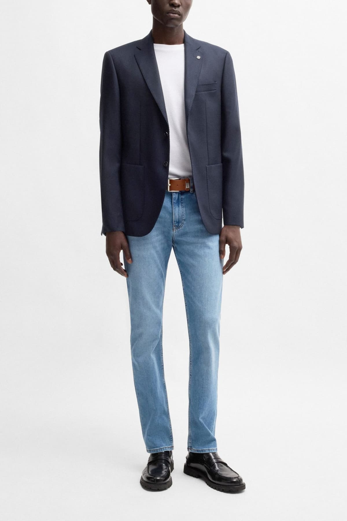 BOSS ΣΑΚΑΚΙ REGULAR FIT H-JANSON 233 ΜΠΛΕ