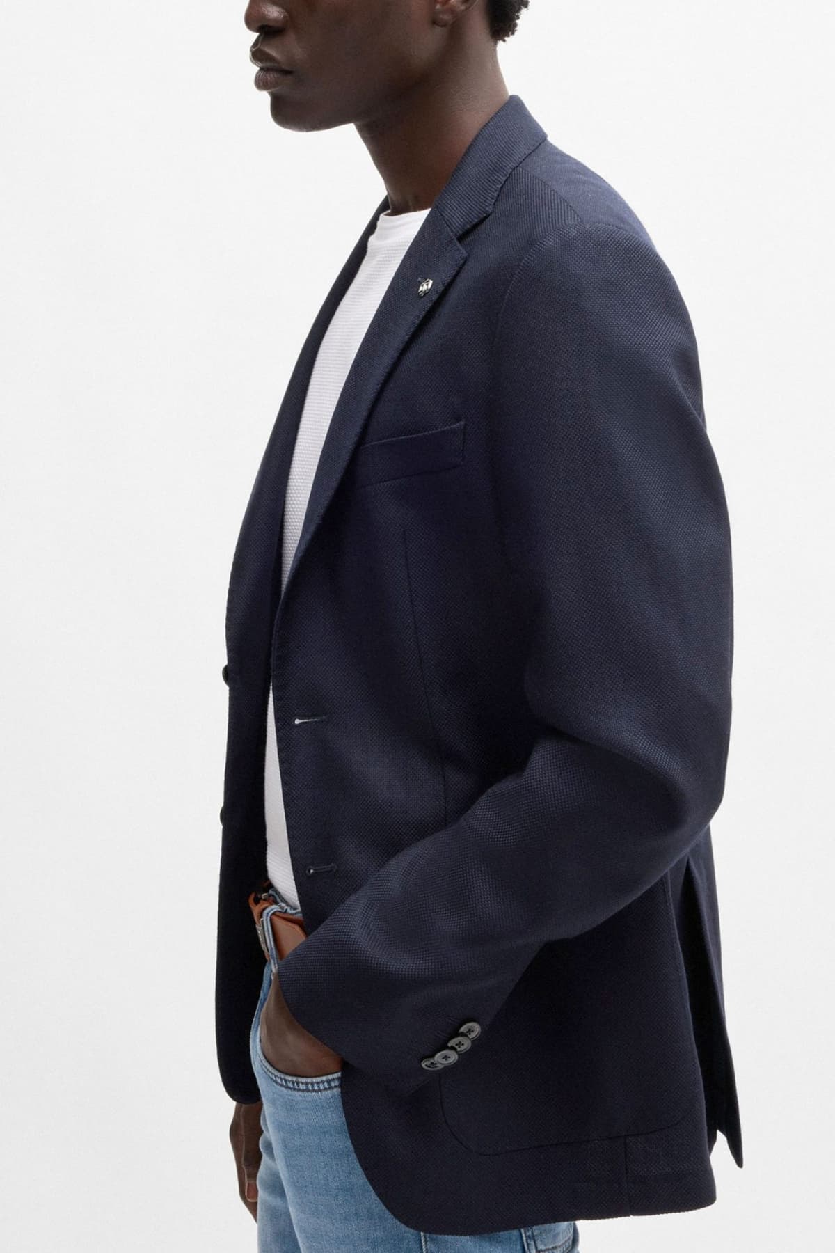 BOSS ΣΑΚΑΚΙ REGULAR FIT H-JANSON 233 ΜΠΛΕ