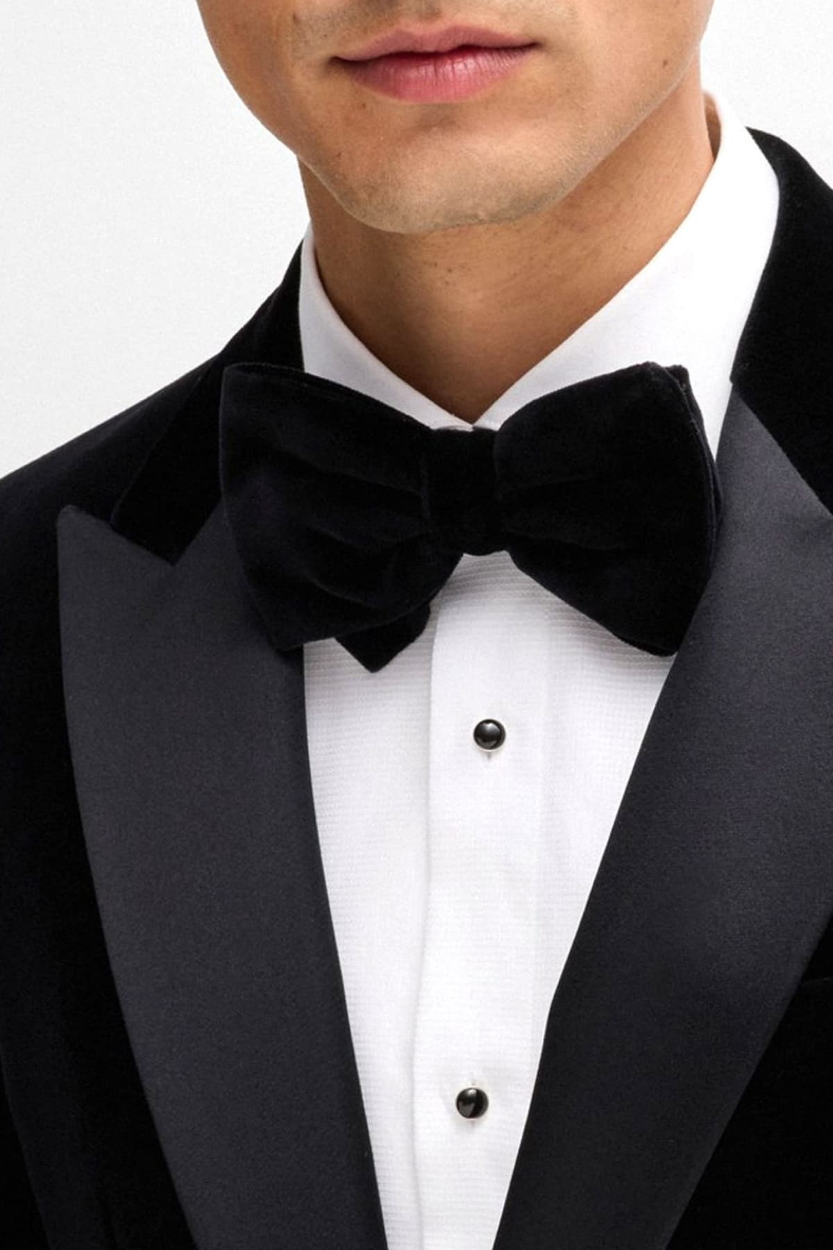 BOSS ΠΑΠΙΓΙΟΝ H-B.TIE BIGIOTTO 242 ΜΑΥΡΟ