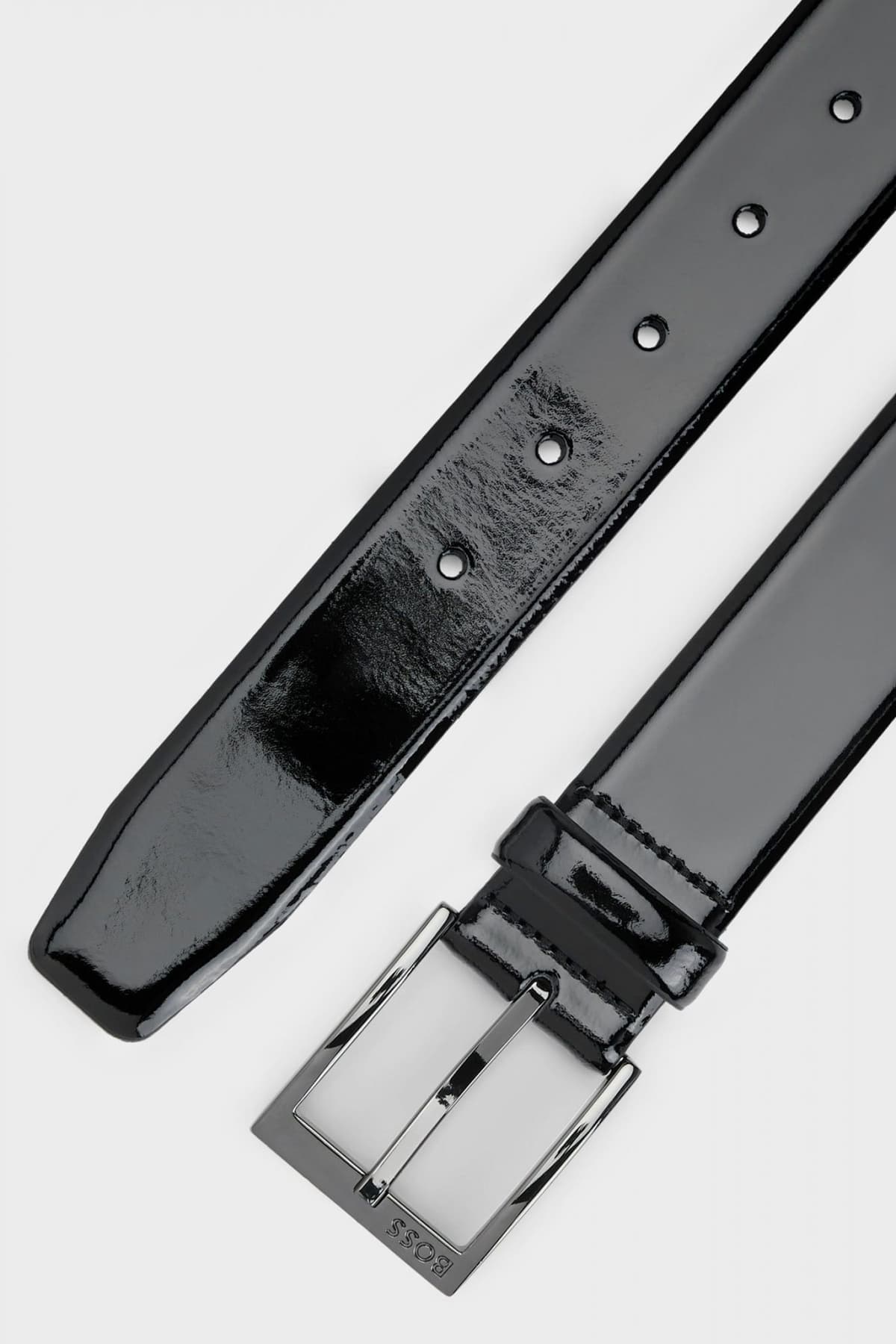 BOSS ΖΩΝΗ ΛΟΥΣΤΡΙΝΙ ELLOY -PA_SZ35 ΜΑΥΡΟ