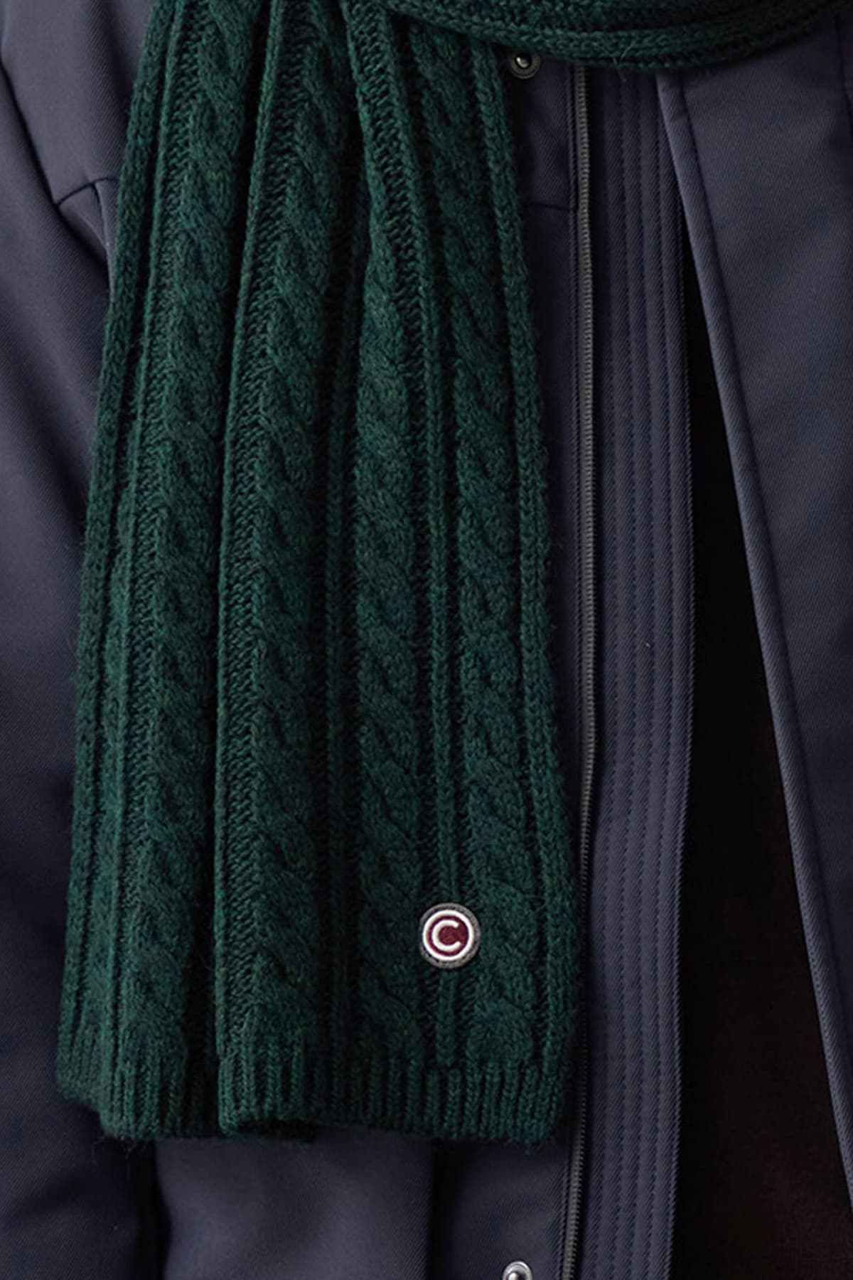 COLMAR ΠΛΕΚΤΟ ΚΑΣΚΩΛ ΠΛΕΚΤΟ DEVISE LOGO ΠΡΑΣΙΝΟ