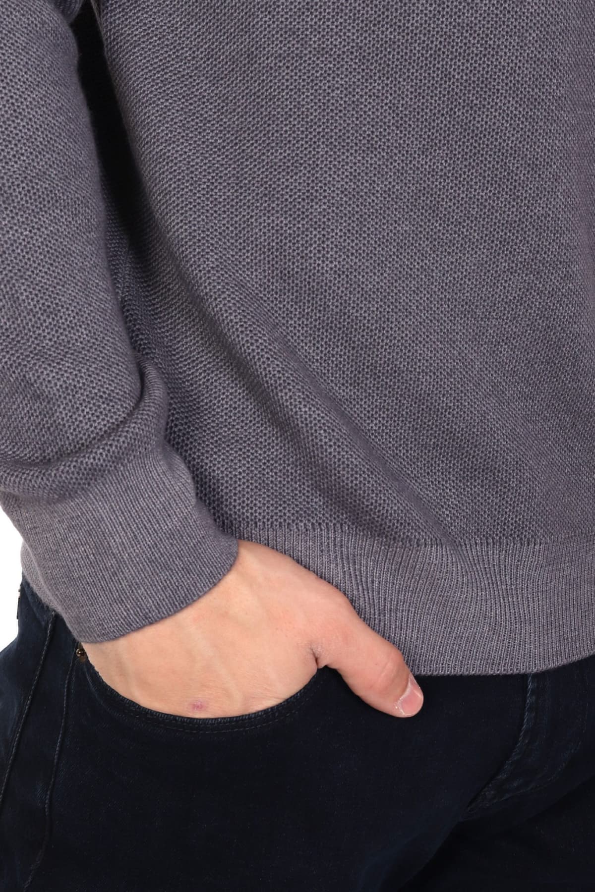 GRAN SASSO ΠΛΕΚΤΟ TURTLE NECK ΓΚΡΙ