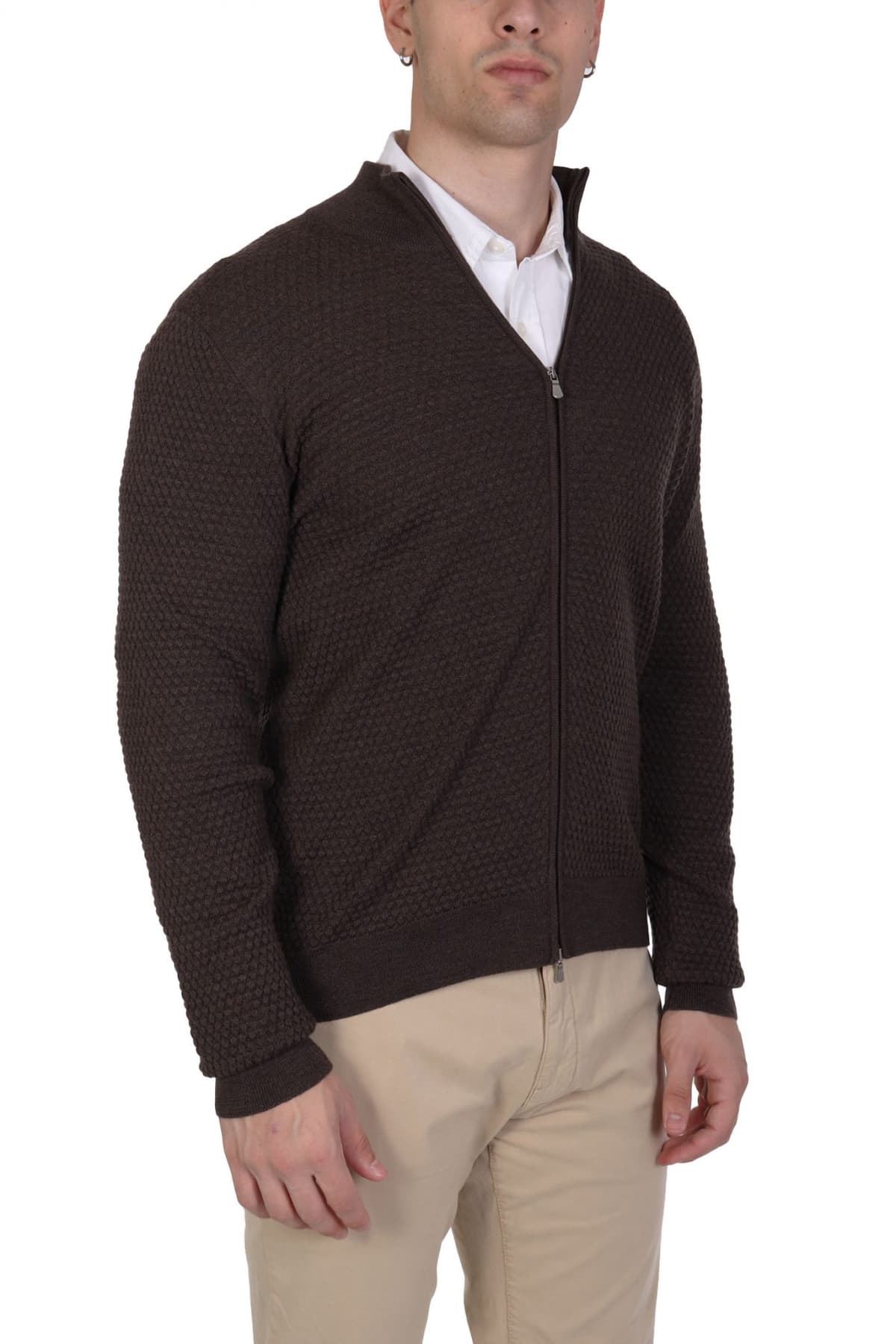 GRAN SASSO ΠΛΕΚΤΟ FULLZIP ΚΑΦΕ