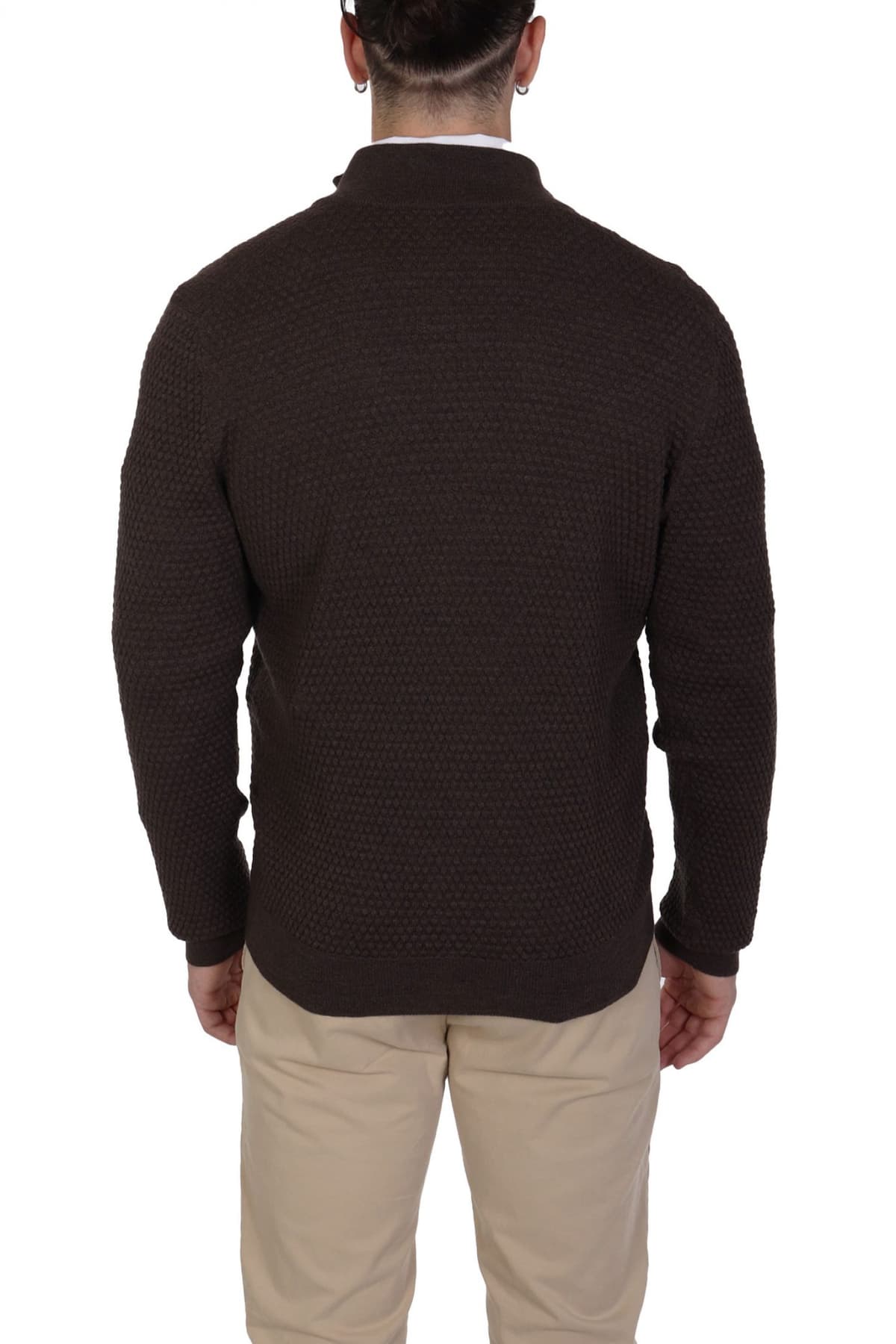 GRAN SASSO ΠΛΕΚΤΟ FULLZIP ΚΑΦΕ