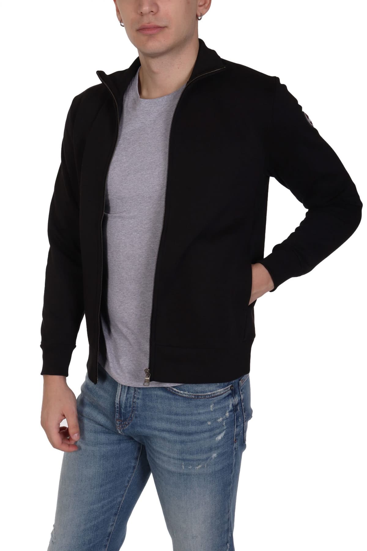 COLMAR ΦΟΥΤΕΡ FULLZIP LOGO MODISH ΜΑΥΡΟ