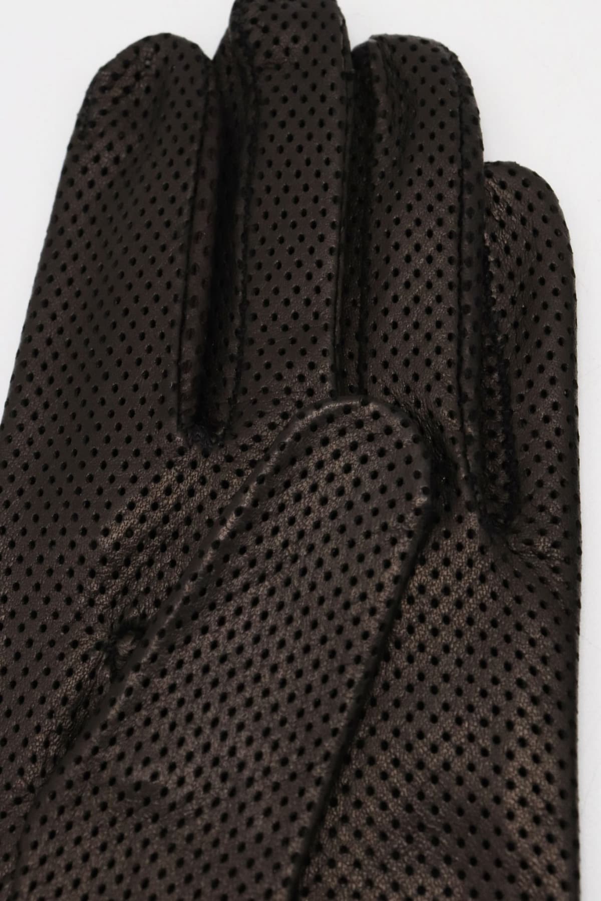 EMPORIO ARMANI ΓΑΝΤΙΑ ΔΕΡΜΑΤΙΝΑ ΜΑΥΡΟ