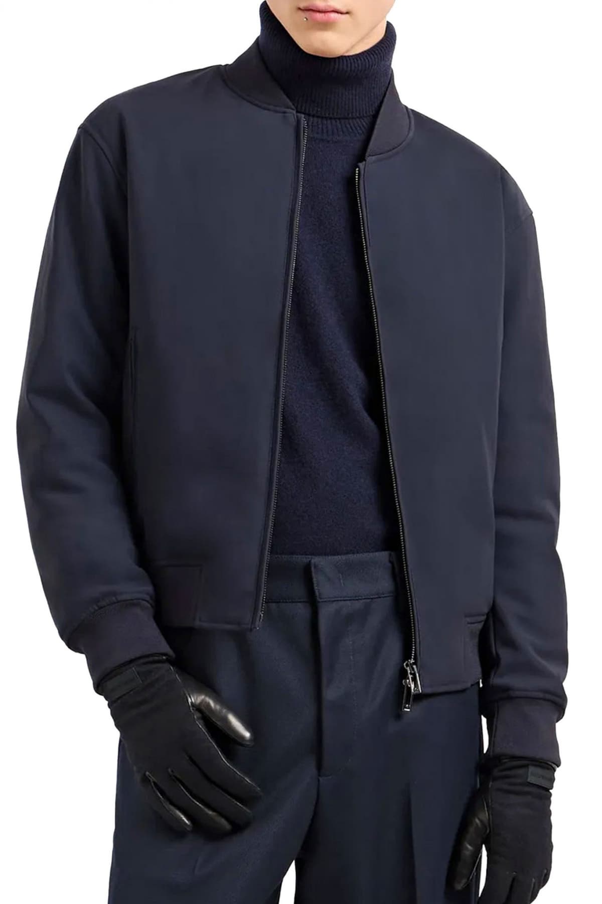 EMPORIO ARMANI ΜΠΟΥΦΑΝ BOMBER ΜΠΛΕ