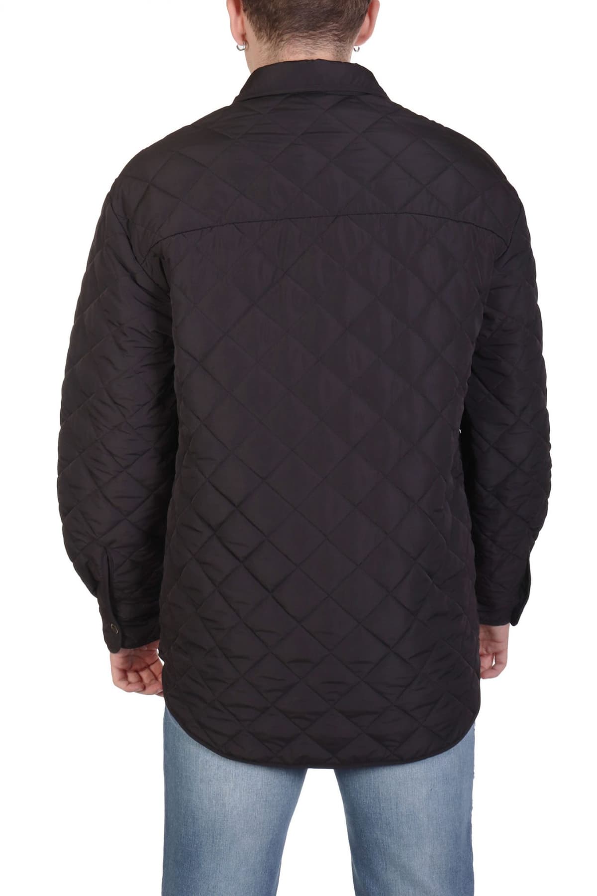 EMPORIO ARMANI ΜΠΟΥΦΑΝ JACKET ΚΑΠΙΤΟΝΕ MAYΡΟ