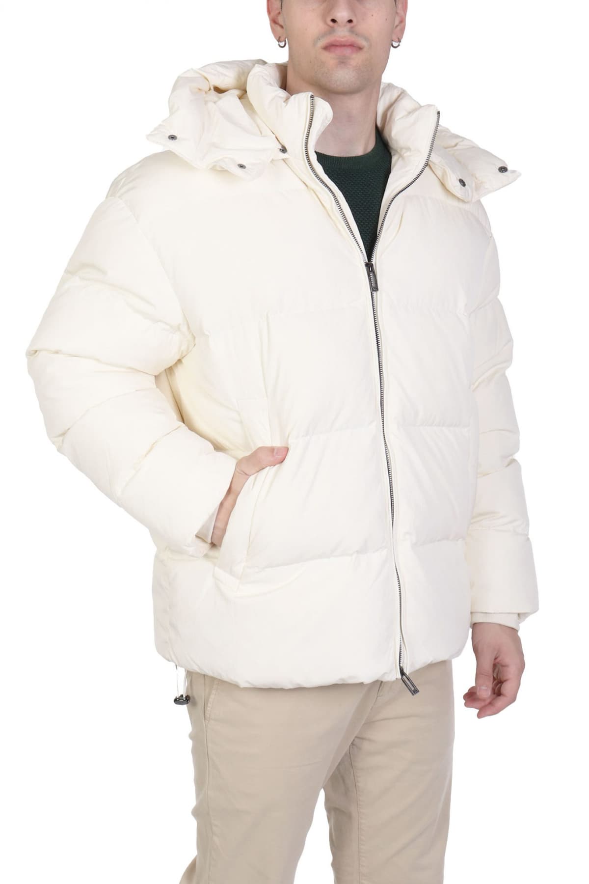 EMPORIO ARMANI ΜΠΟΥΦΑΝ ΠΟΥΠΟΥΛΟ ΑΠΟΣΠΩΜΕΝΗ ΚΟΥΚΟΥΛΑ ΥΠΟΛΕΥΚΟ