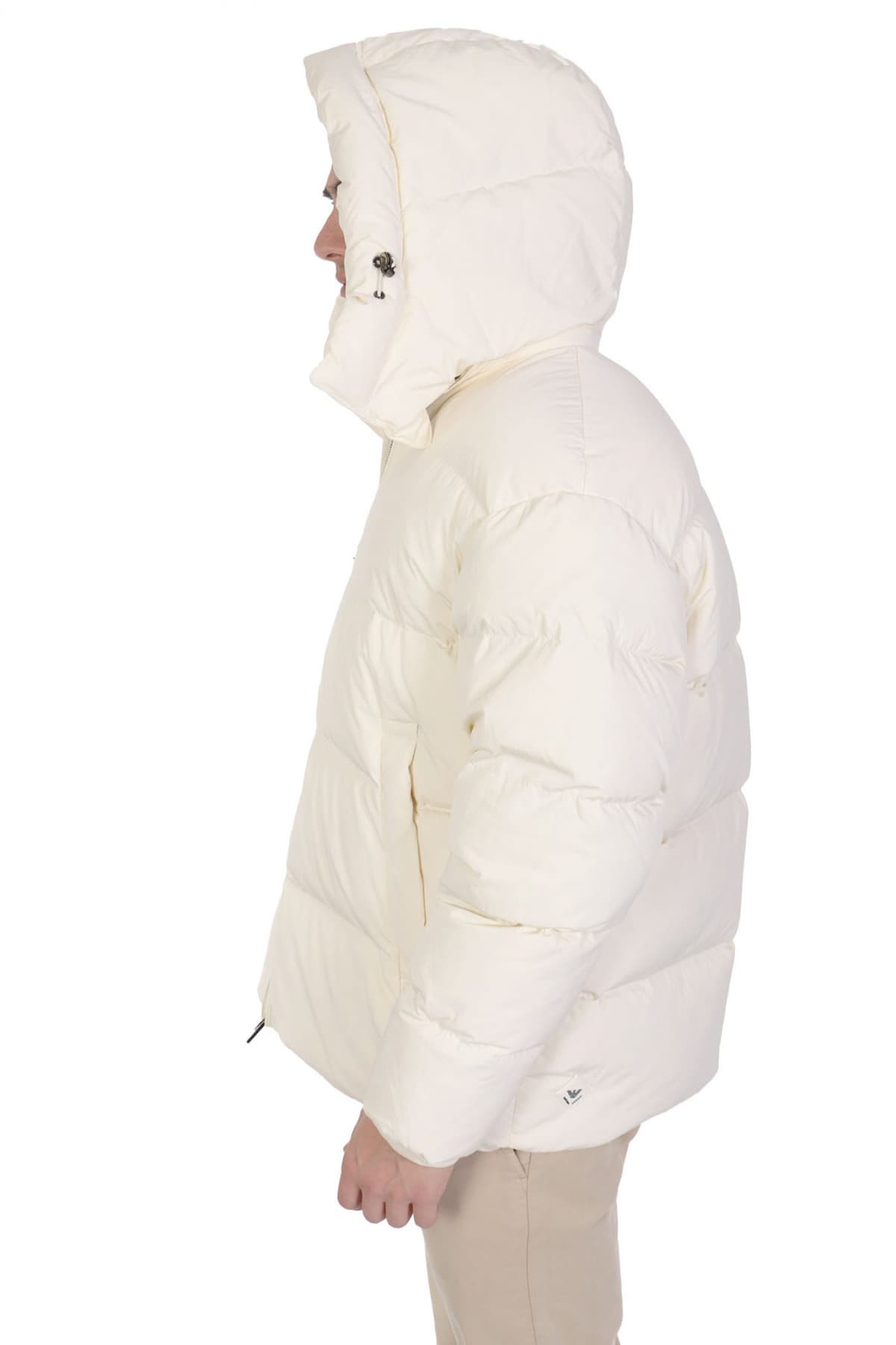 EMPORIO ARMANI ΜΠΟΥΦΑΝ ΠΟΥΠΟΥΛΟ ΑΠΟΣΠΩΜΕΝΗ ΚΟΥΚΟΥΛΑ ΥΠΟΛΕΥΚΟ