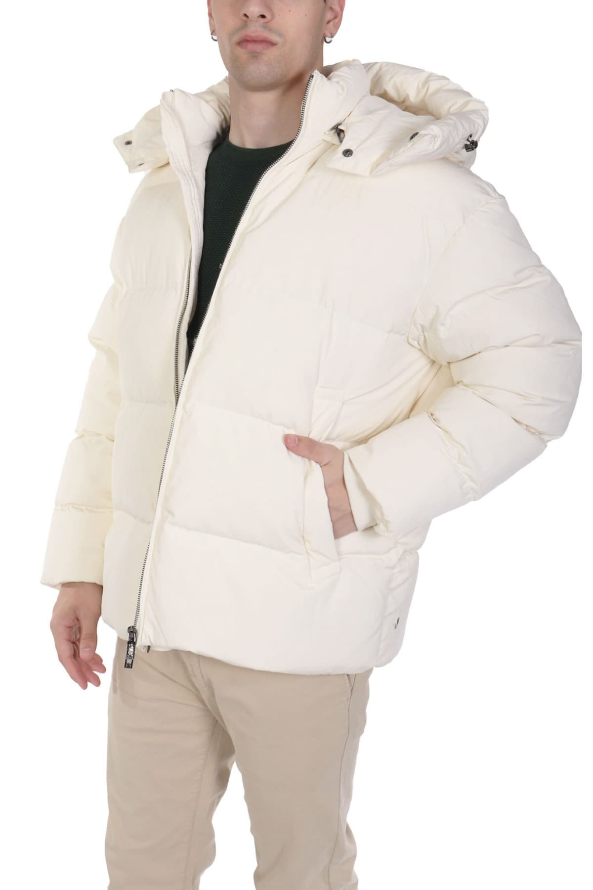 EMPORIO ARMANI ΜΠΟΥΦΑΝ ΠΟΥΠΟΥΛΟ ΑΠΟΣΠΩΜΕΝΗ ΚΟΥΚΟΥΛΑ ΥΠΟΛΕΥΚΟ