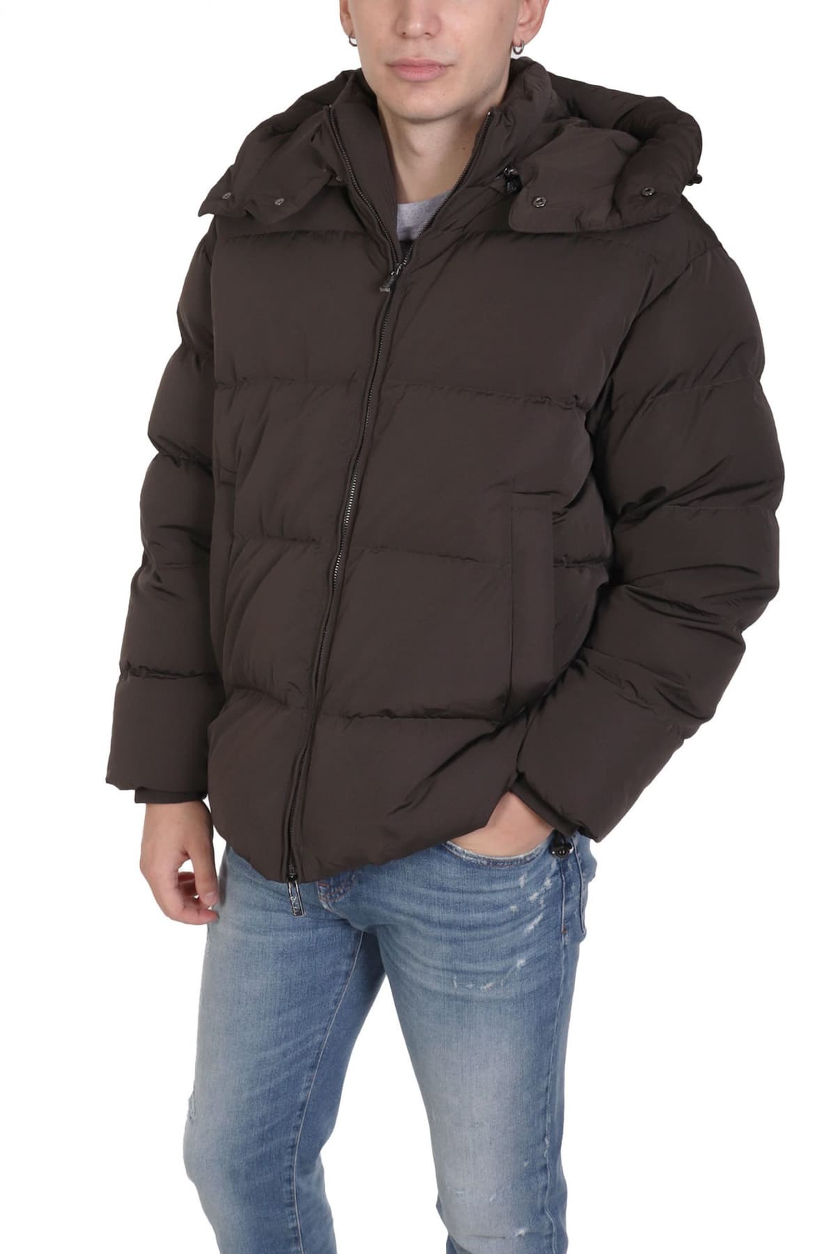 EMPORIO ARMANI ΜΠΟΥΦΑΝ ΠΟΥΠΟΥΛΟ ΑΠΟΣΠΩΜΕΝΗ ΚΟΥΚΟΥΛΑ ΧΑΚΙ