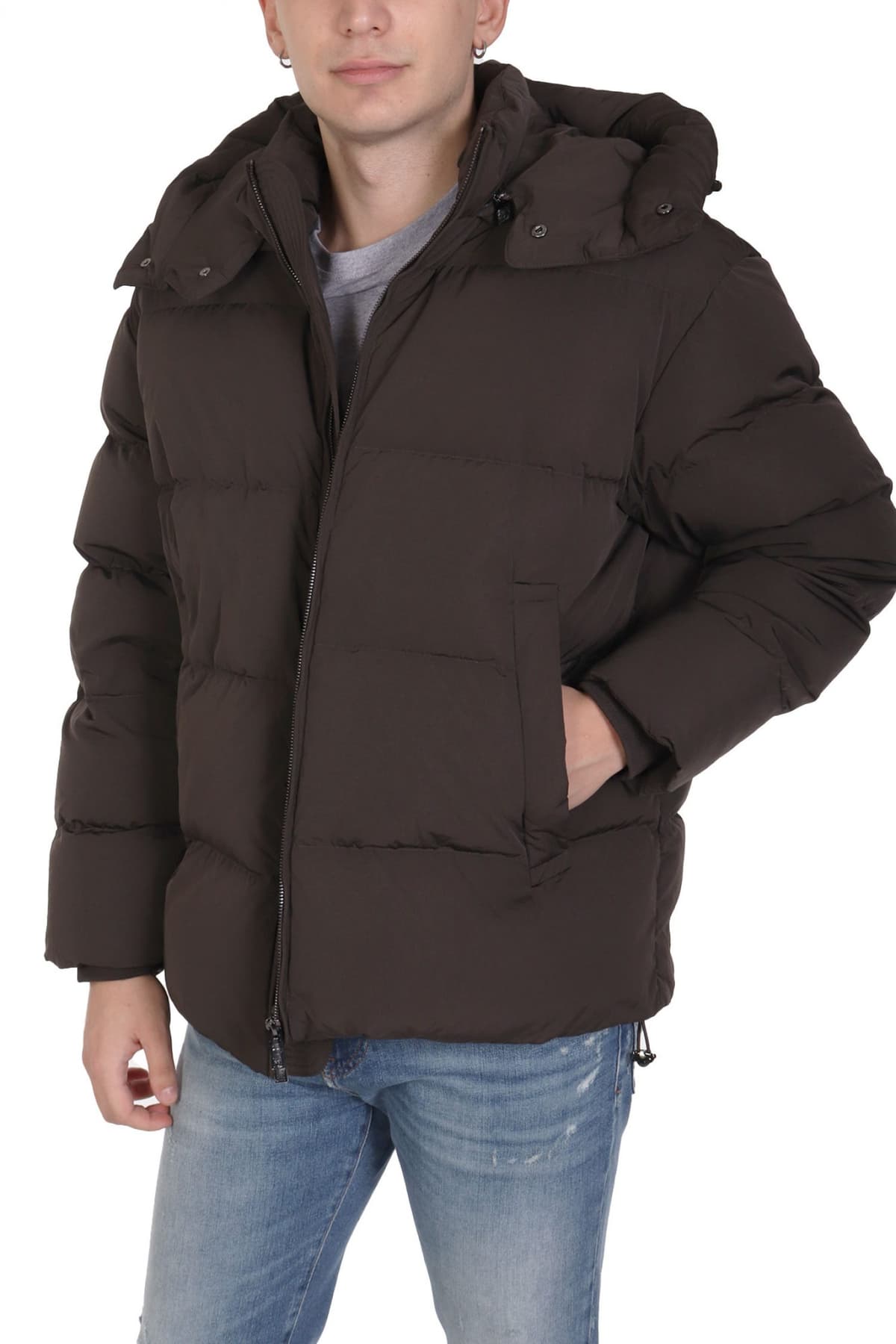 EMPORIO ARMANI ΜΠΟΥΦΑΝ ΠΟΥΠΟΥΛΟ ΑΠΟΣΠΩΜΕΝΗ ΚΟΥΚΟΥΛΑ ΧΑΚΙ