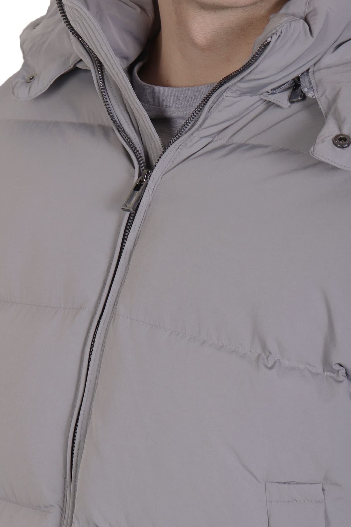 EMPORIO ARMANI ΜΠΟΥΦΑΝ ΠΟΥΠΟΥΛΟ ΑΠΟΣΠΩΜΕΝΗ ΚΟΥΚΟΥΛΑ ΓΚΡΙ