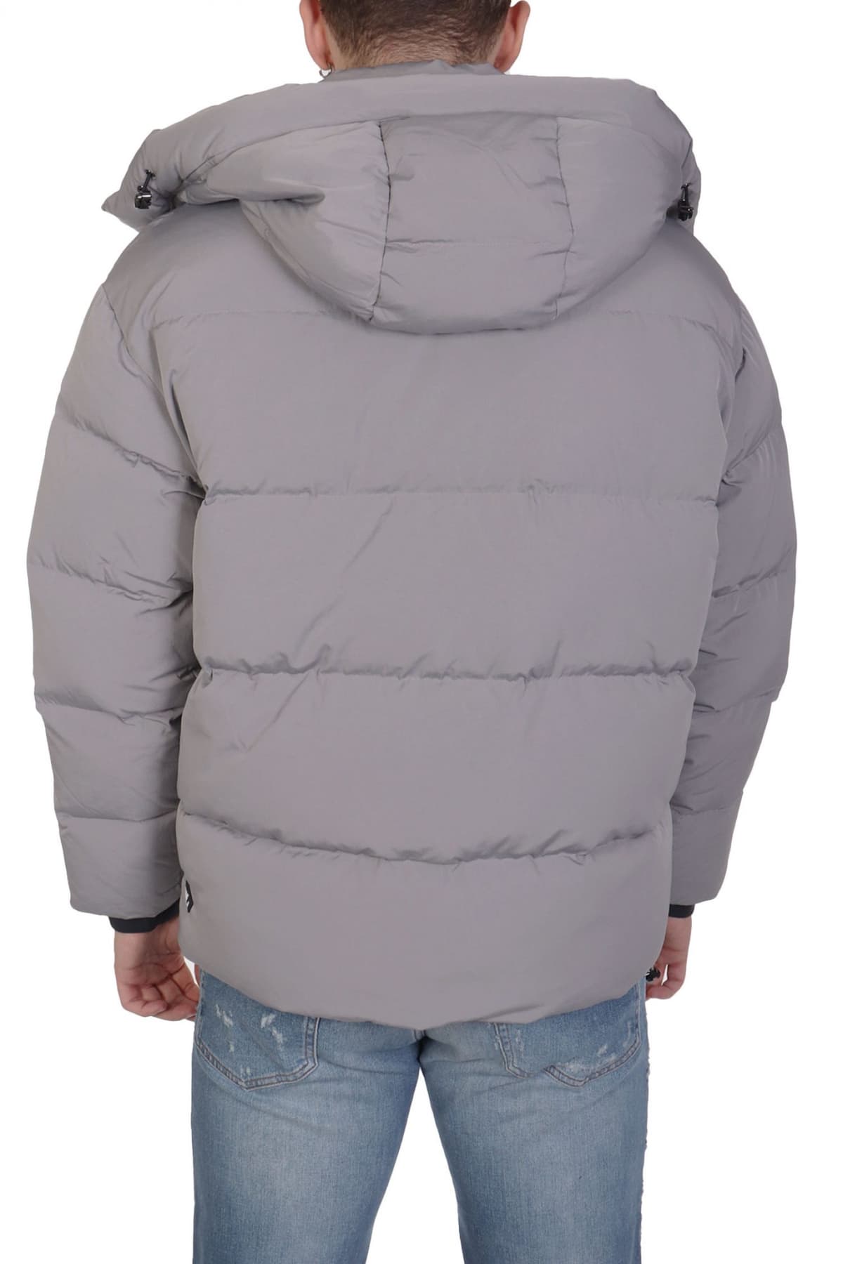 EMPORIO ARMANI ΜΠΟΥΦΑΝ ΠΟΥΠΟΥΛΟ ΑΠΟΣΠΩΜΕΝΗ ΚΟΥΚΟΥΛΑ ΓΚΡΙ